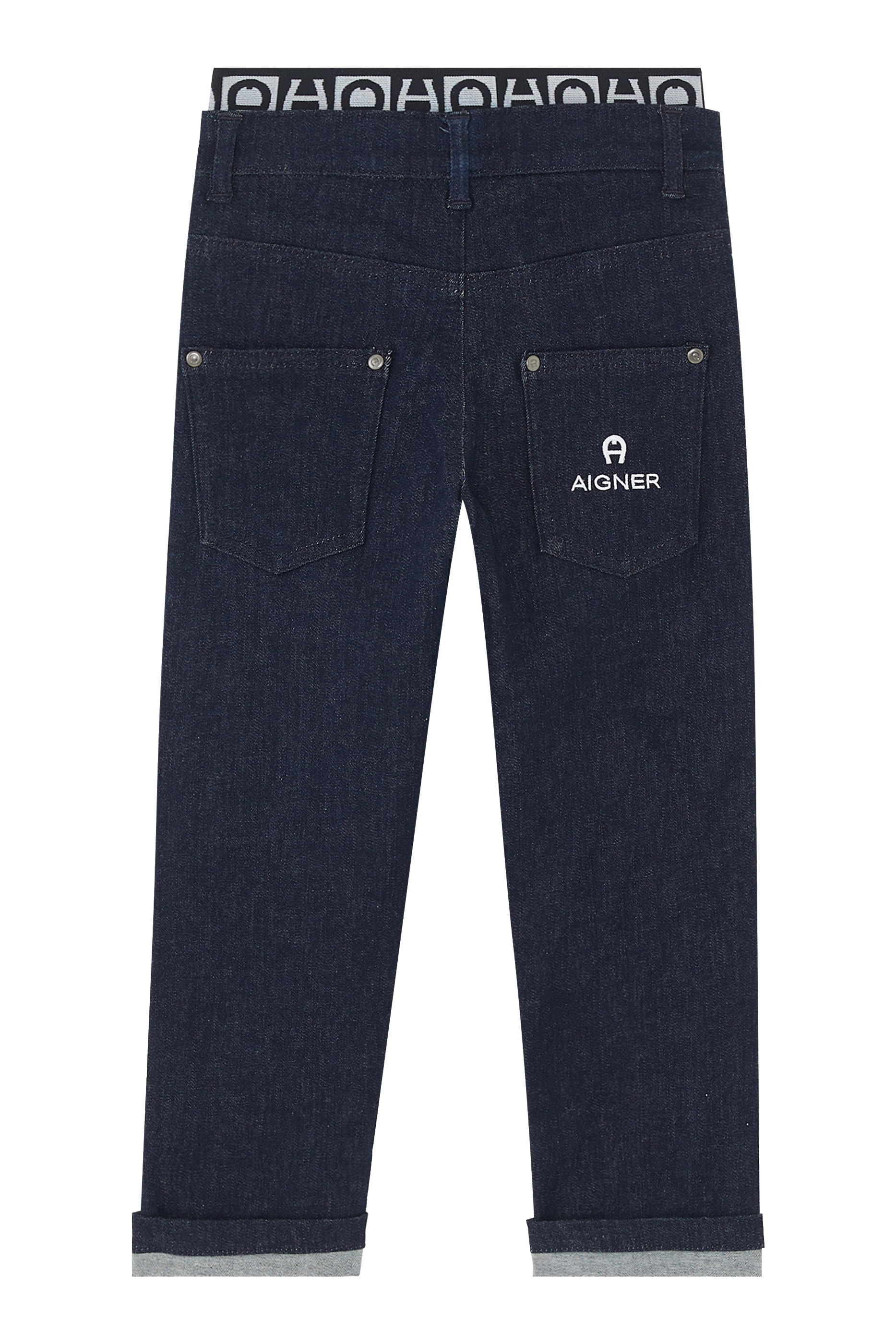 Kids Double Waistband Jeans