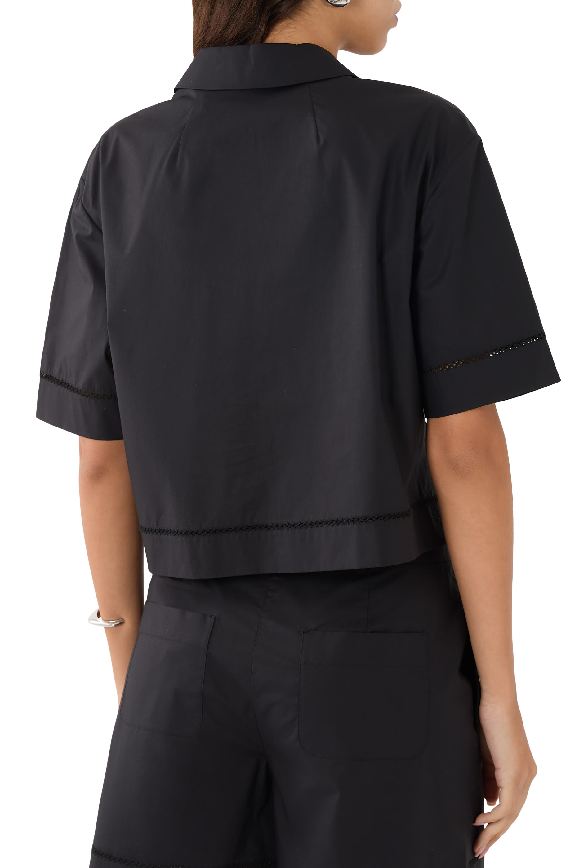 Boxy Camp Shirt in City Poplin