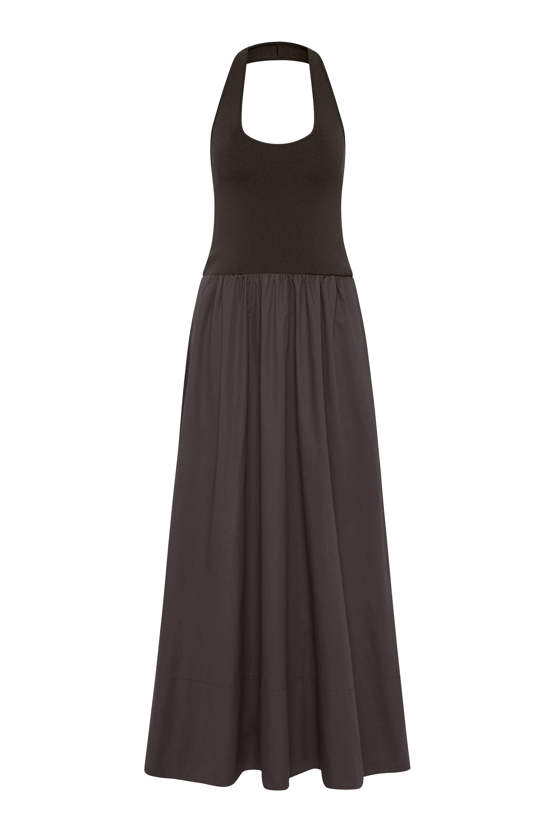 Halter Gathered Dress