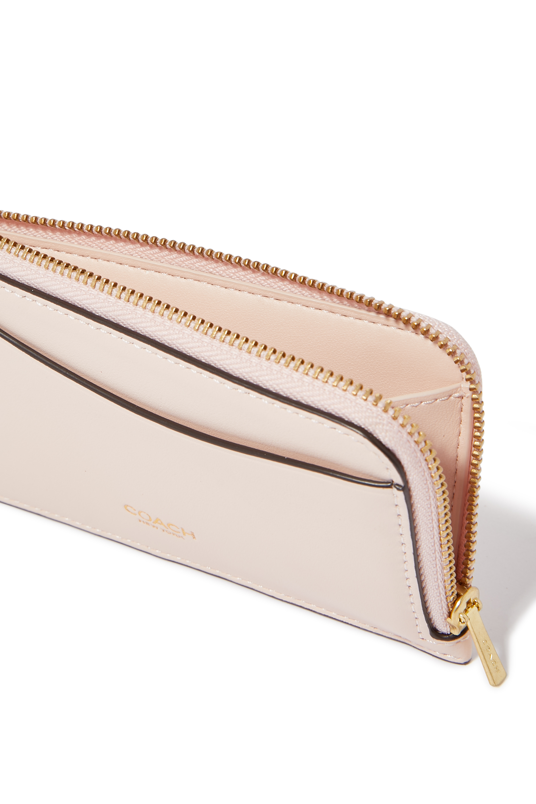 Leather Zip Around Wallet