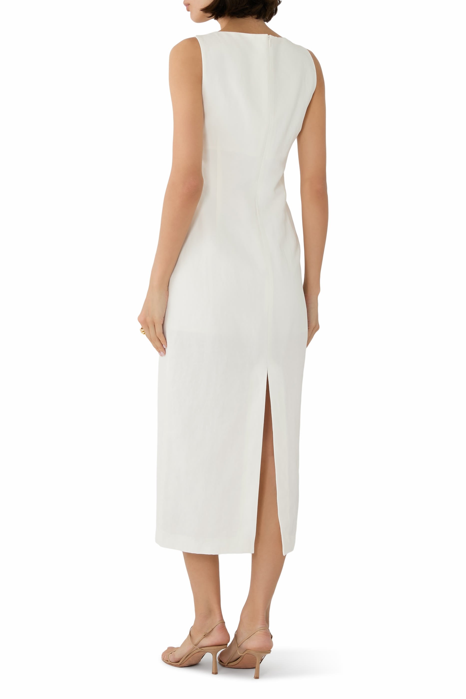 Cotton Linen Gabardine Dress