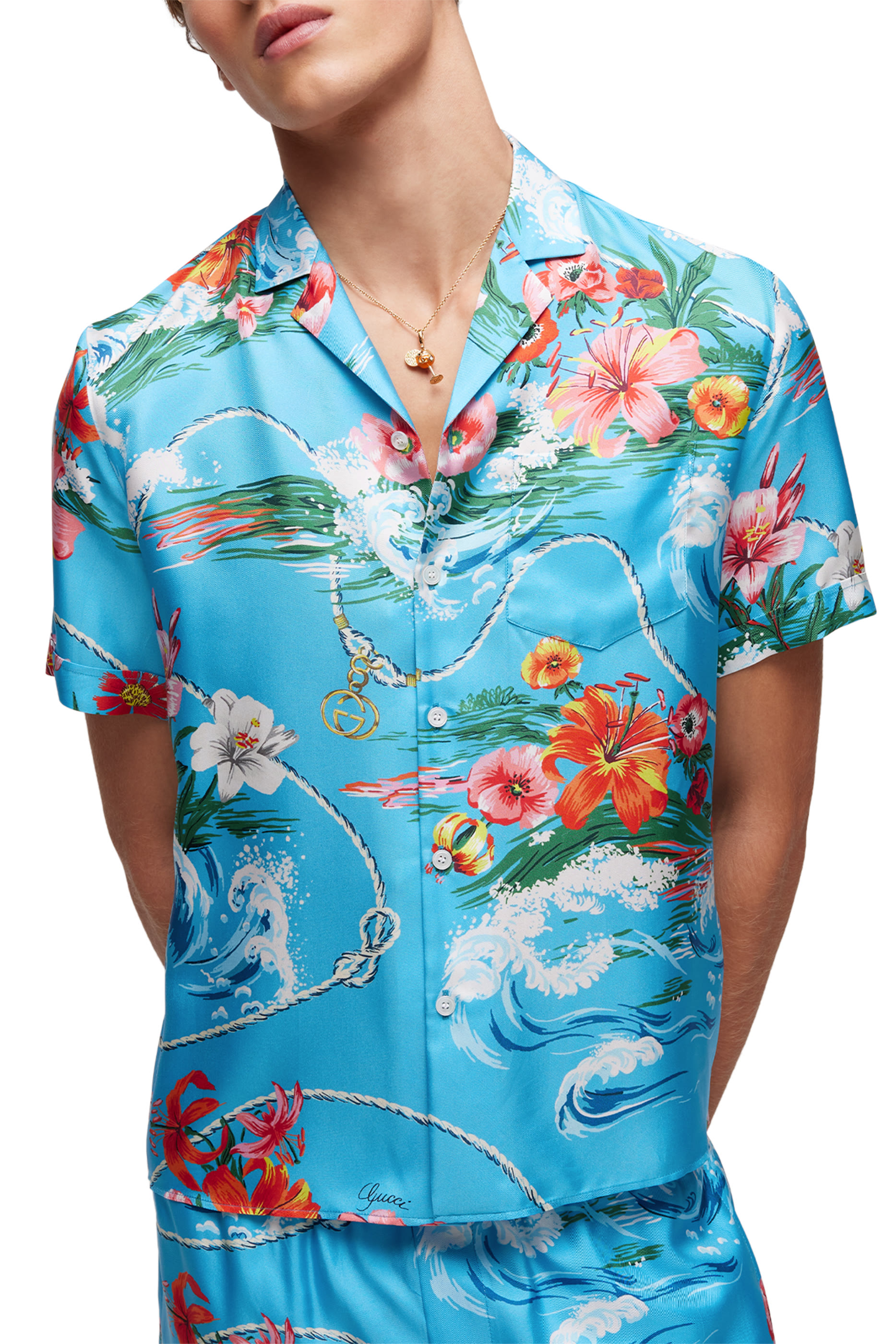 All-Over Floral Print Shirt