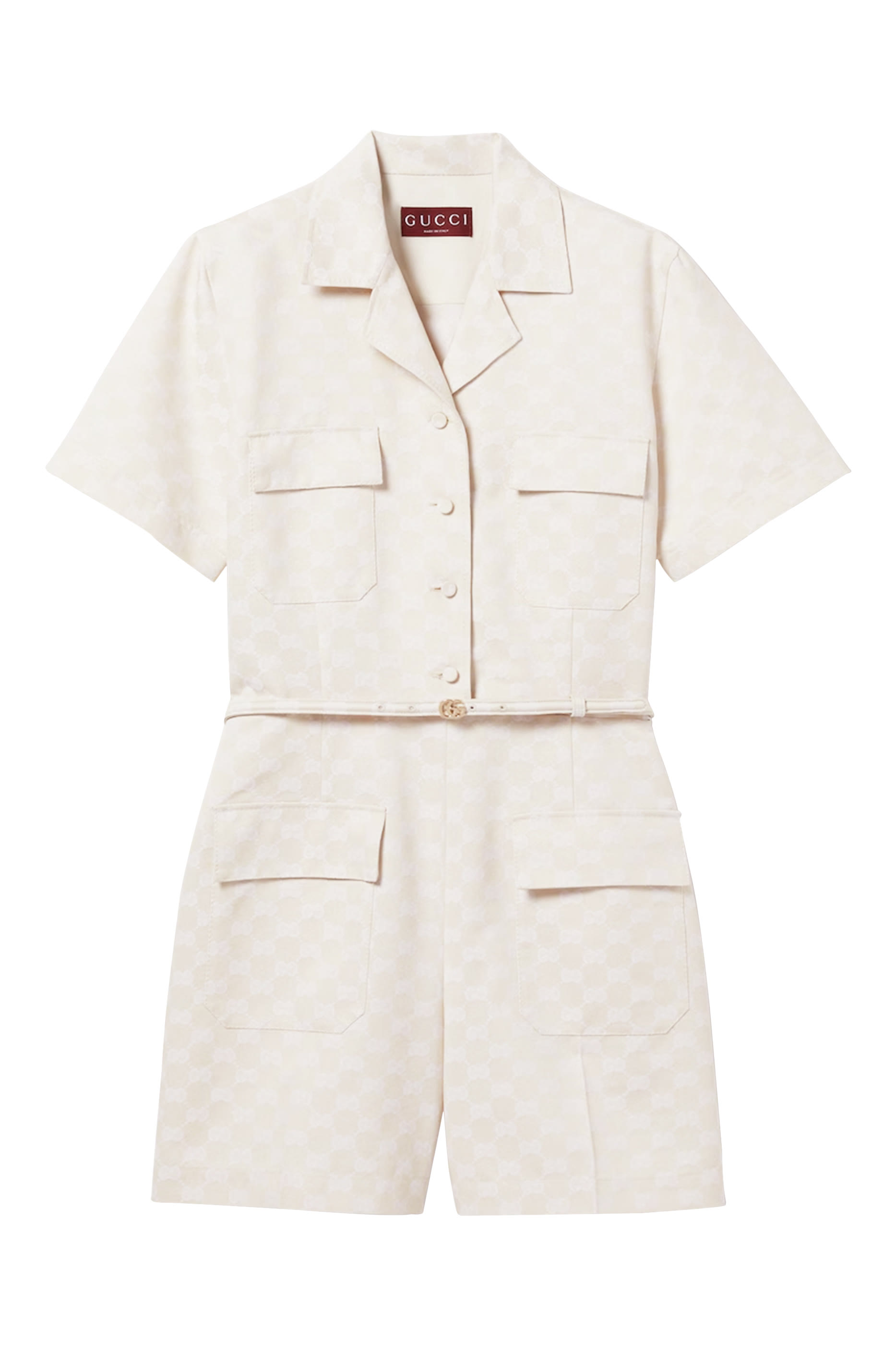 GG Cotton Gabardine Jumpsuit