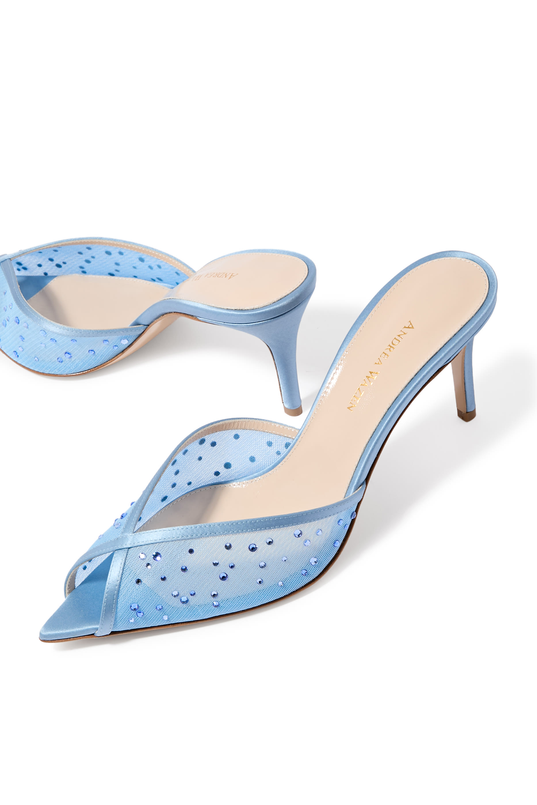 Katy Glitz 75 Mule Sandals