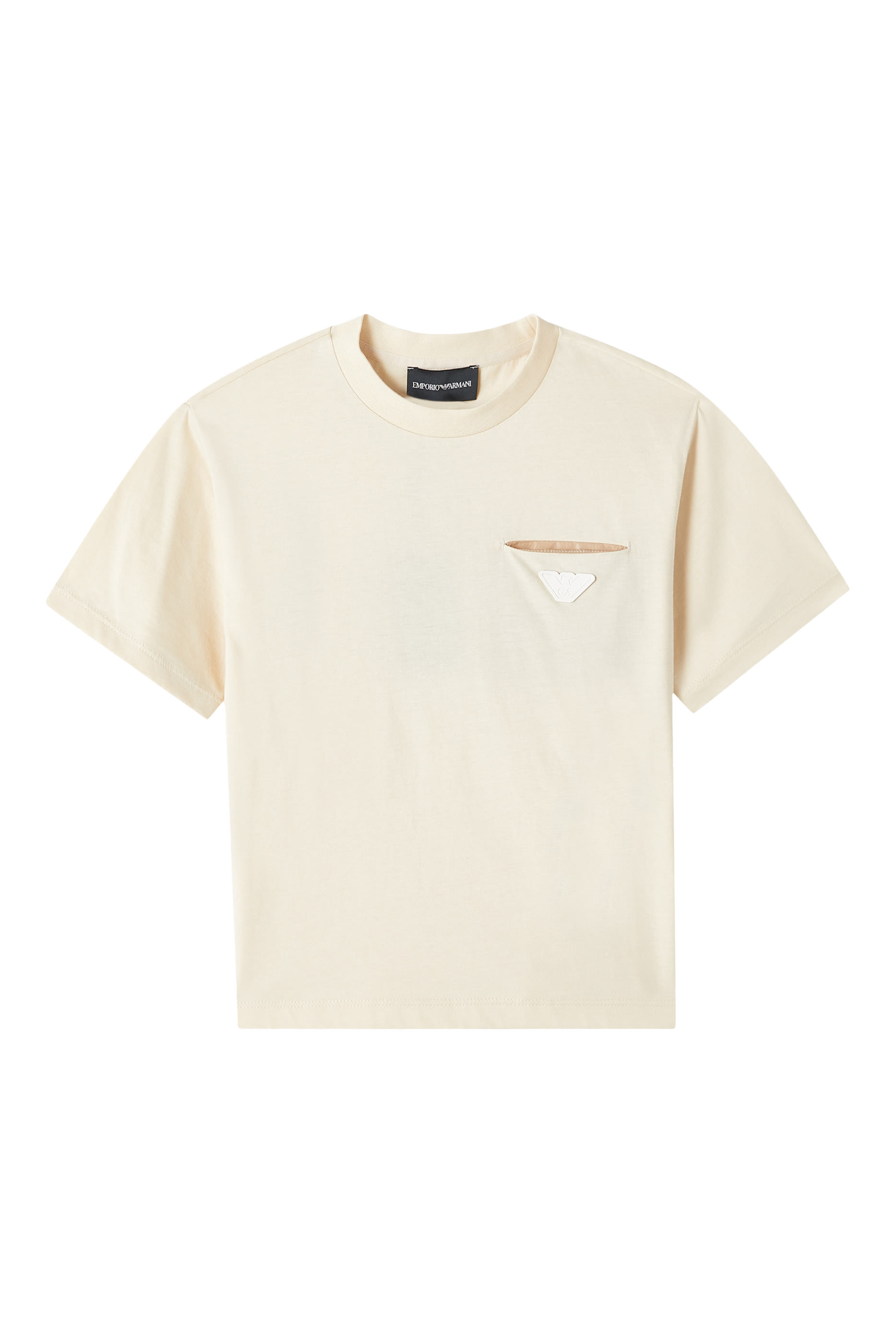 Kids Eagle Logo Cotton T-Shirt