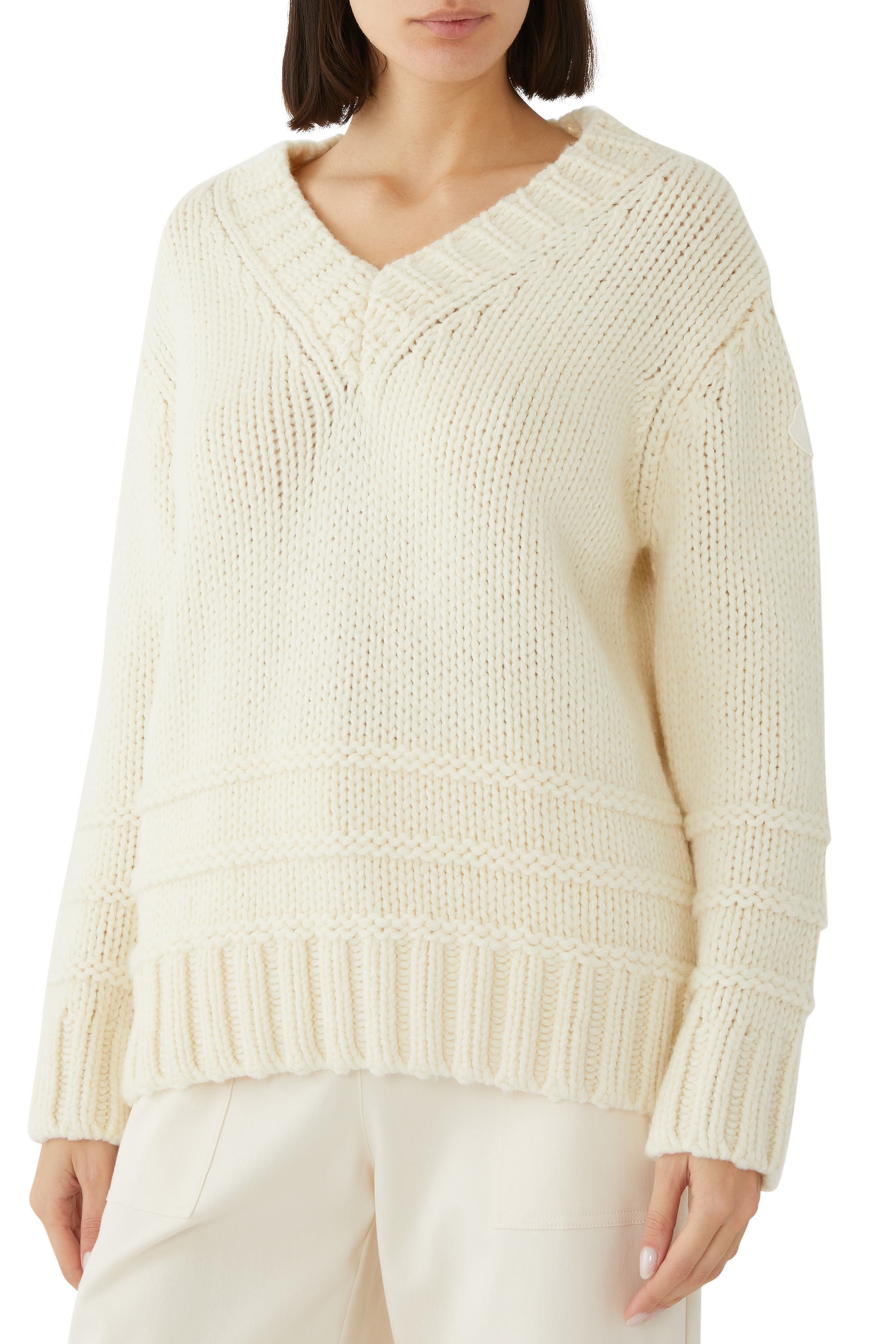 Wool V-Neck Jumper