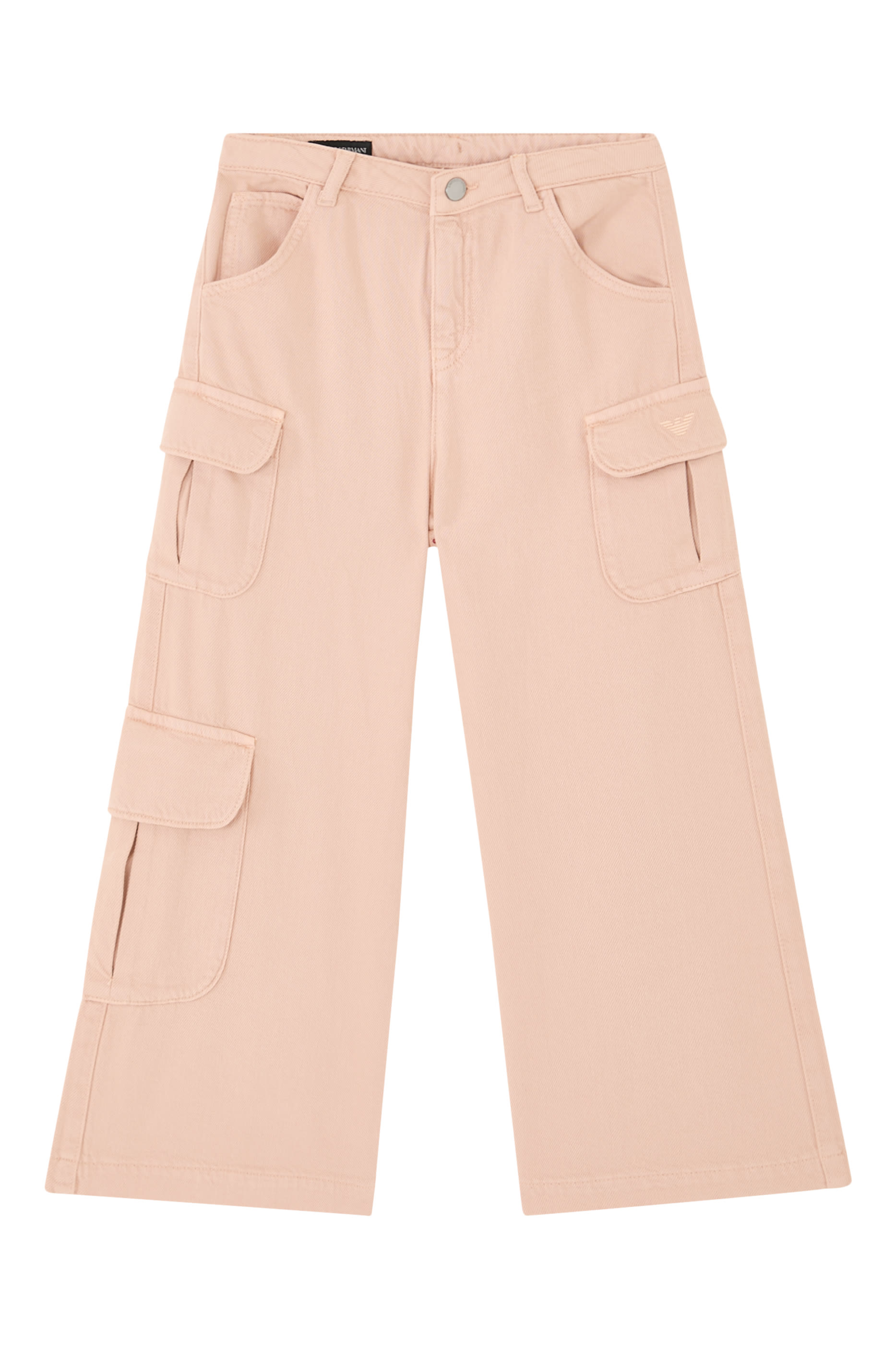 Kids Wide-Leg Cargo Trousers