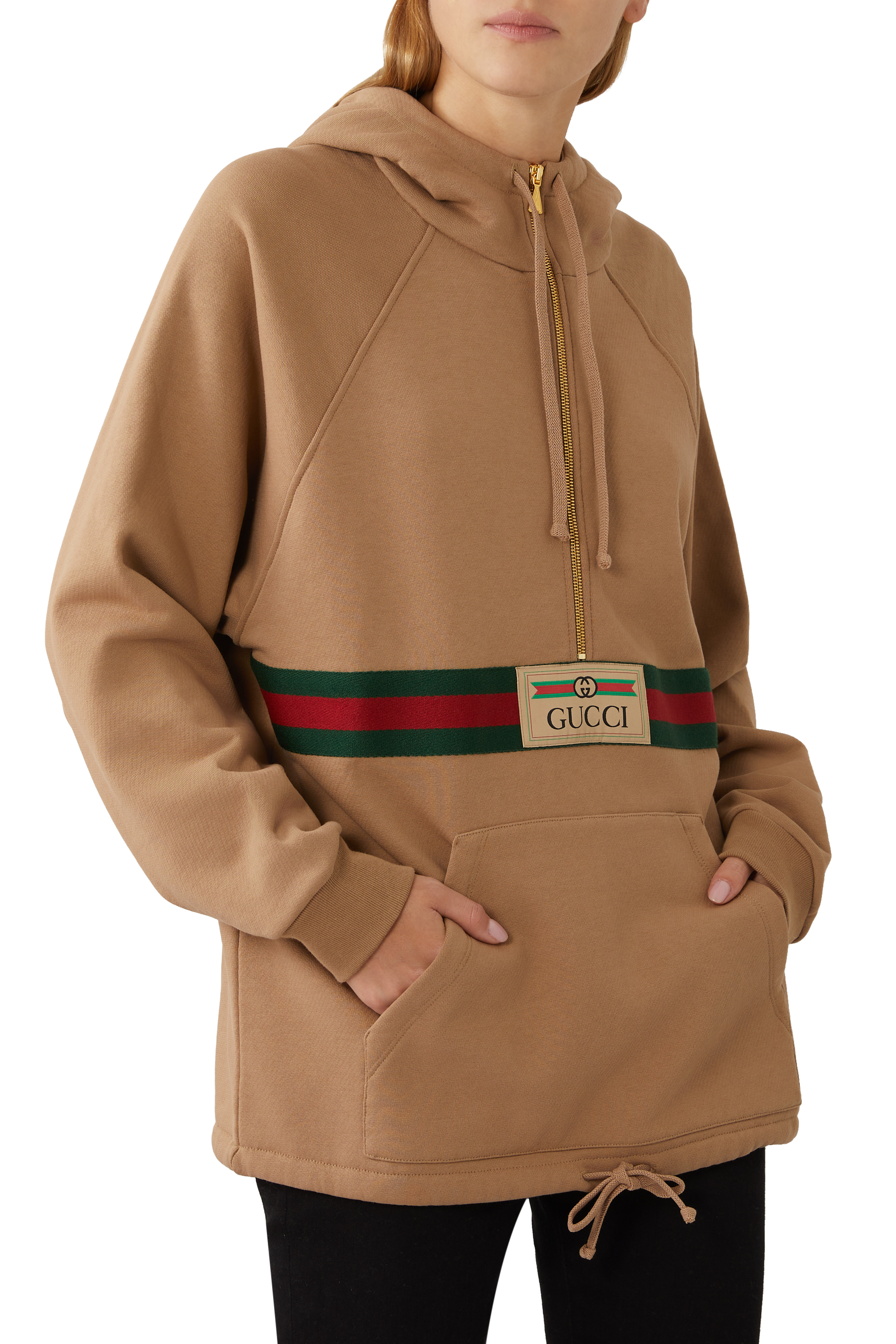 Half-Zip Hooded Sweatshirt