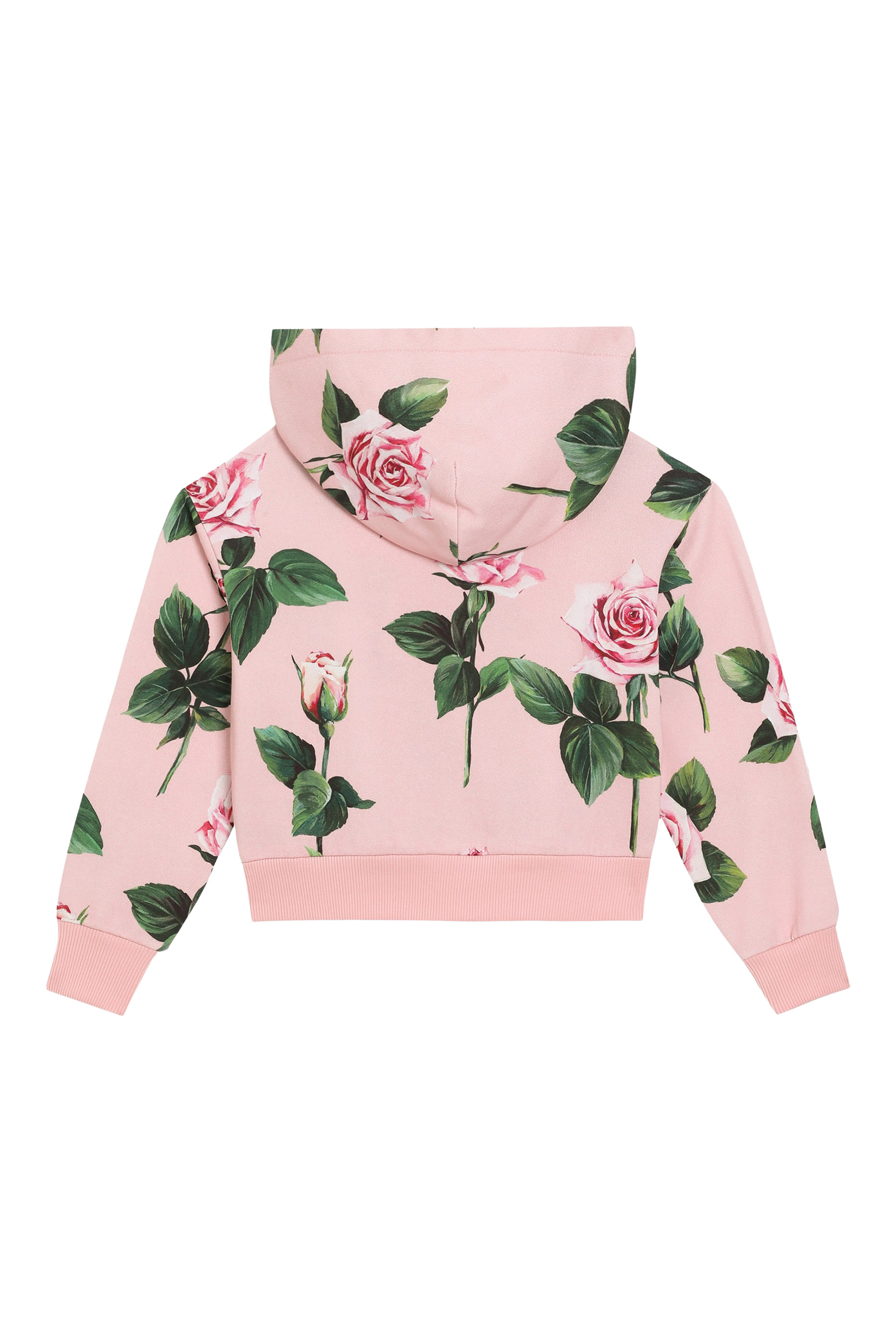Kids Rose Print Hoodie 
