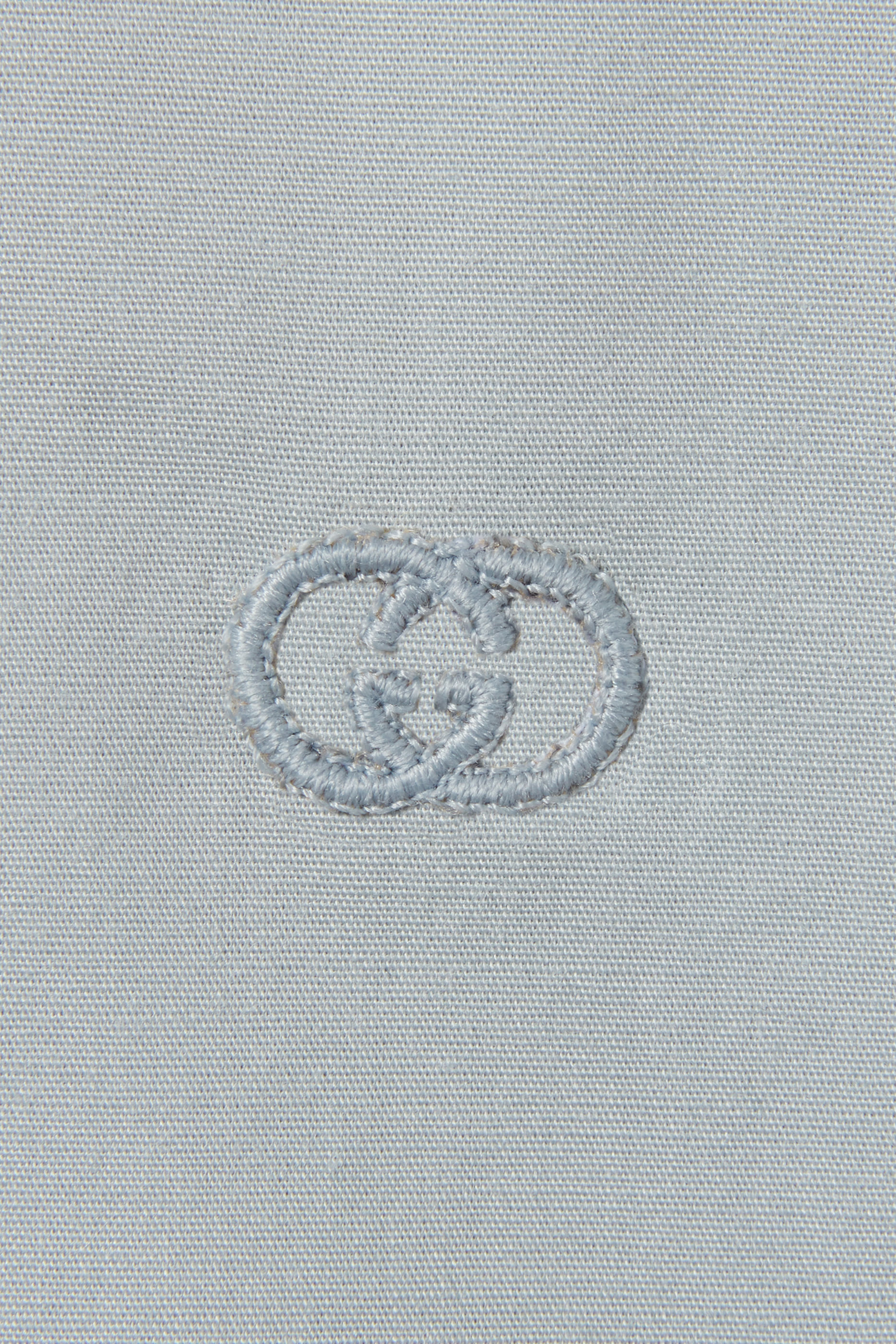 Kids Logo Cotton Poplin Shirt