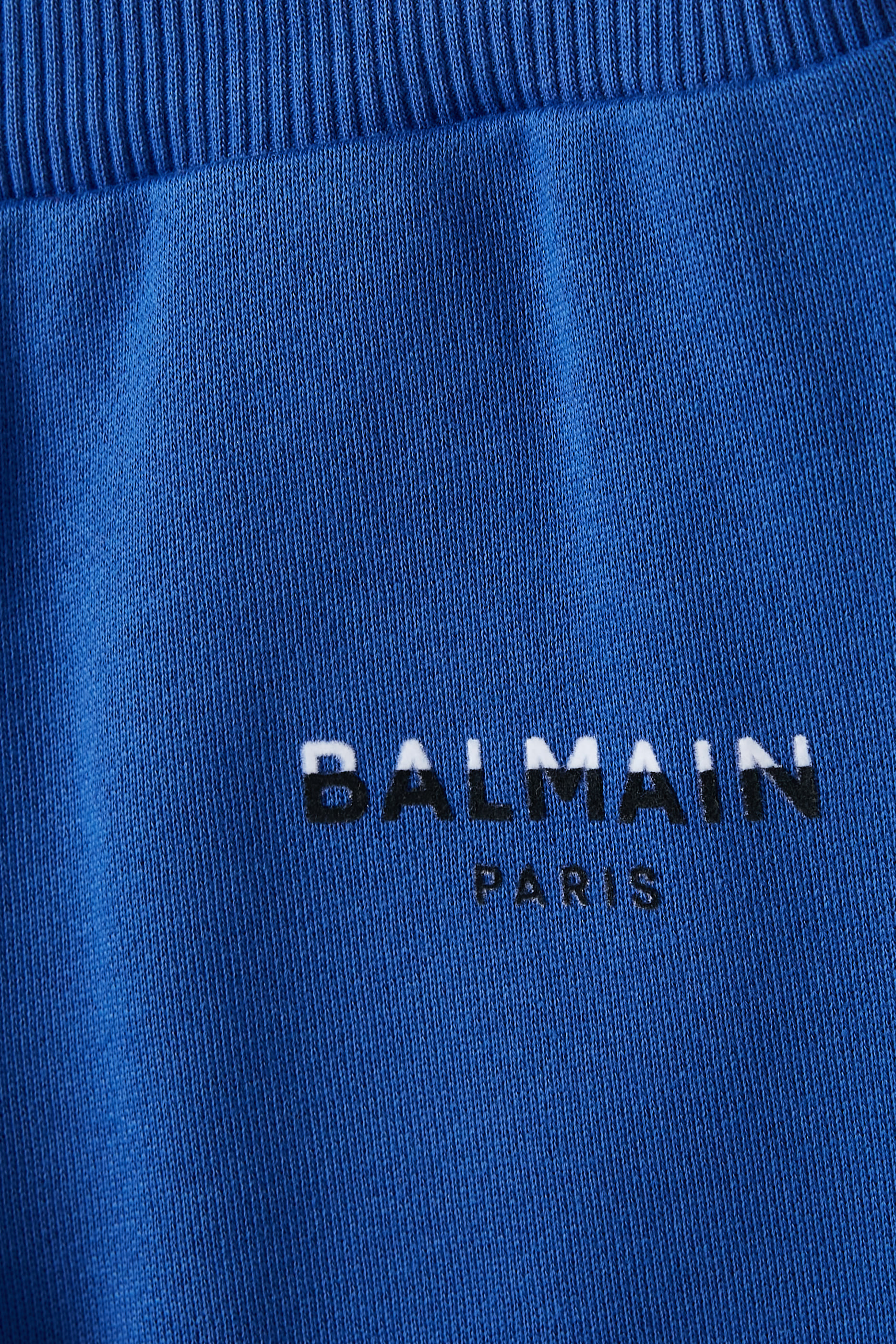 Kids Flocked Logo Cotton Sweatpants