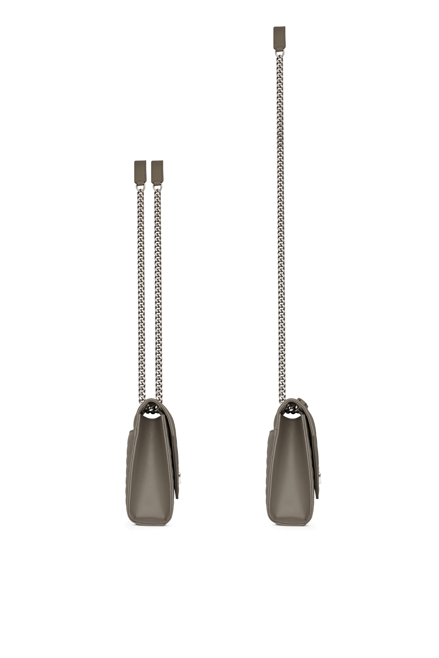 Envelope Medium Bag in Matelass&eacute; Grain de Poudre Embossed Leather