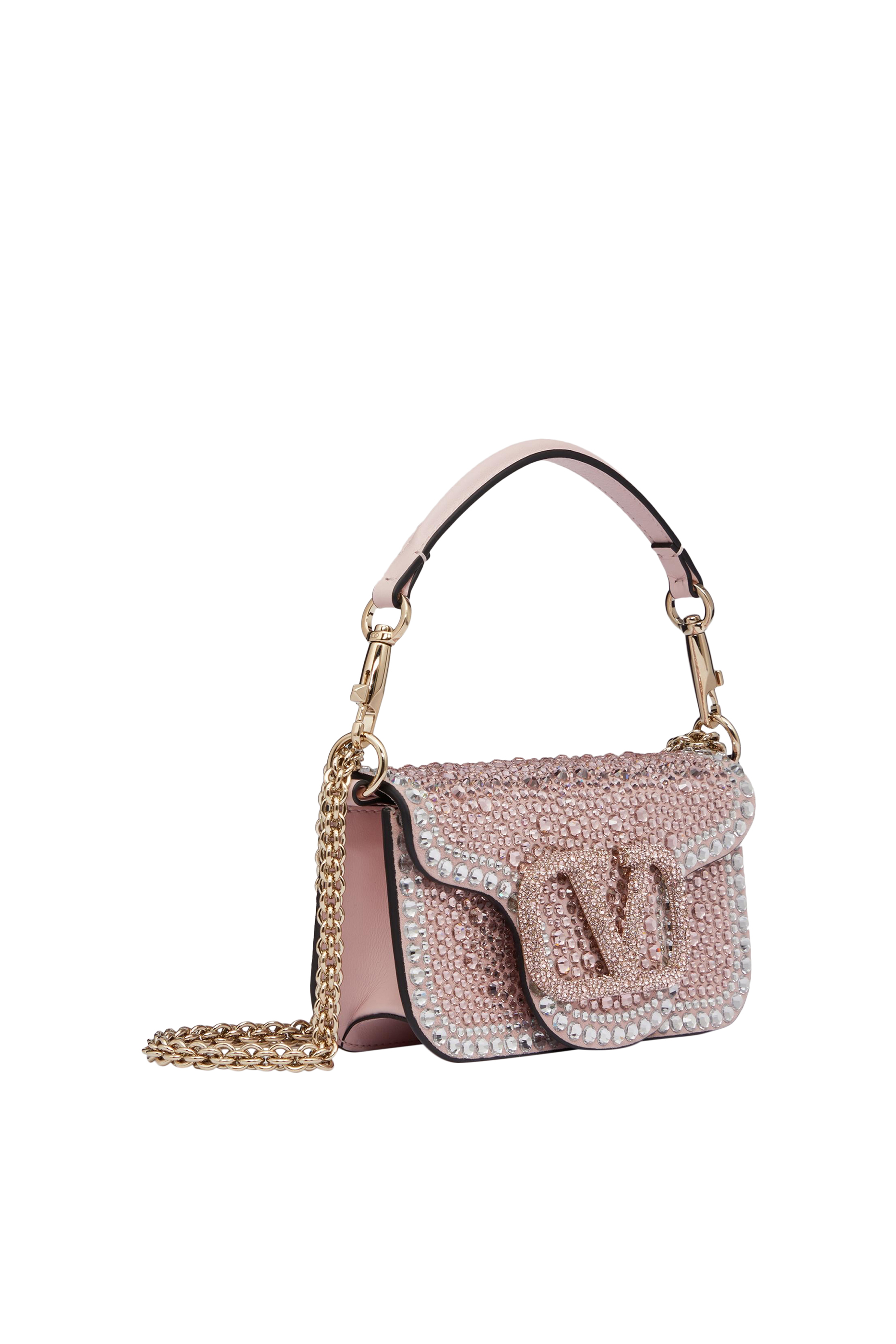 Small Loc&ograve; Rhinestones Shoulder Bag