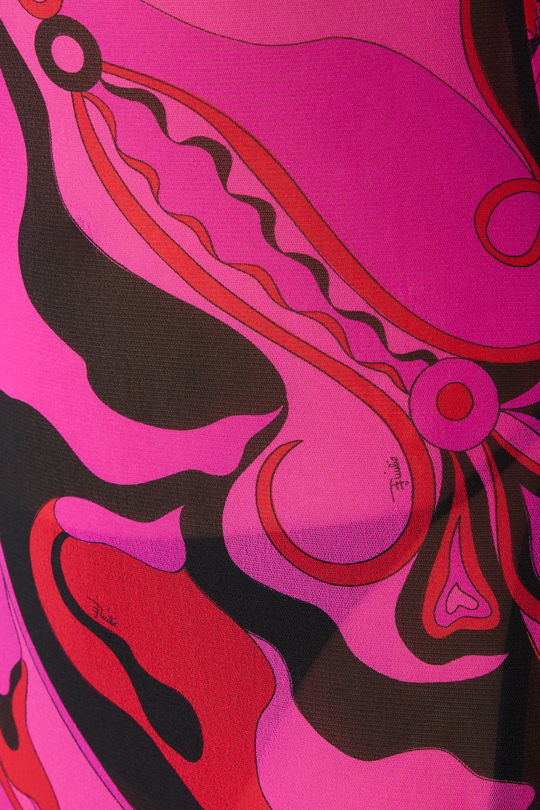 Printed Long Sleeves Dress