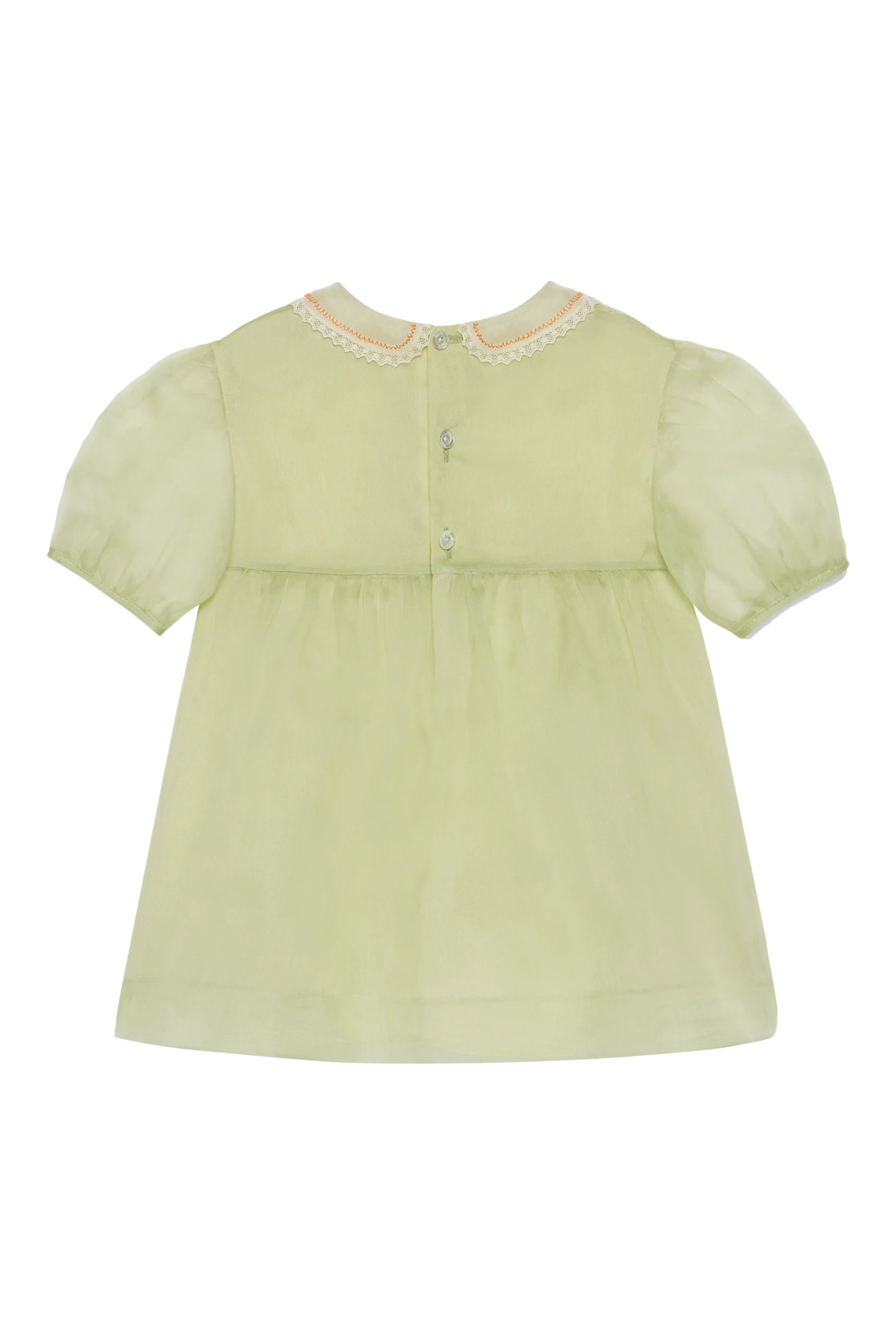 Kids Shiny Silk Organza Dress