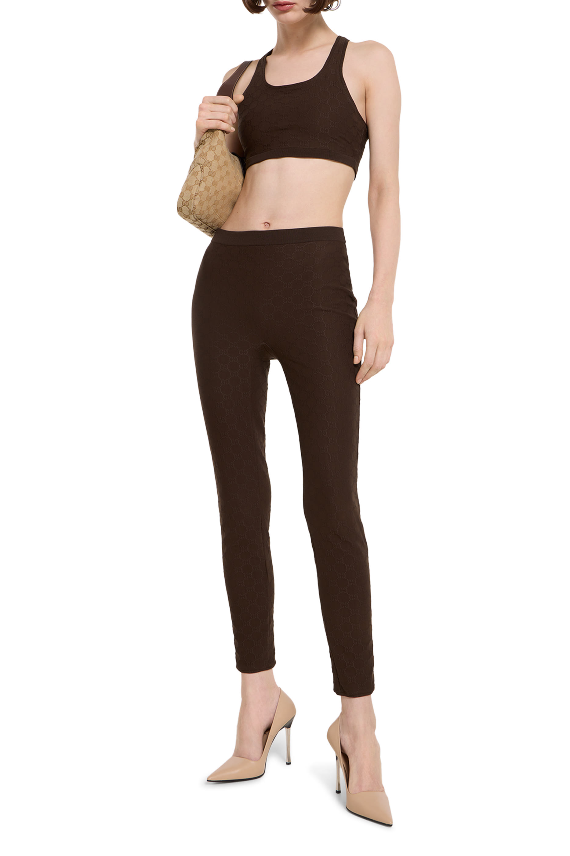  GG Jersey Jacquard Top