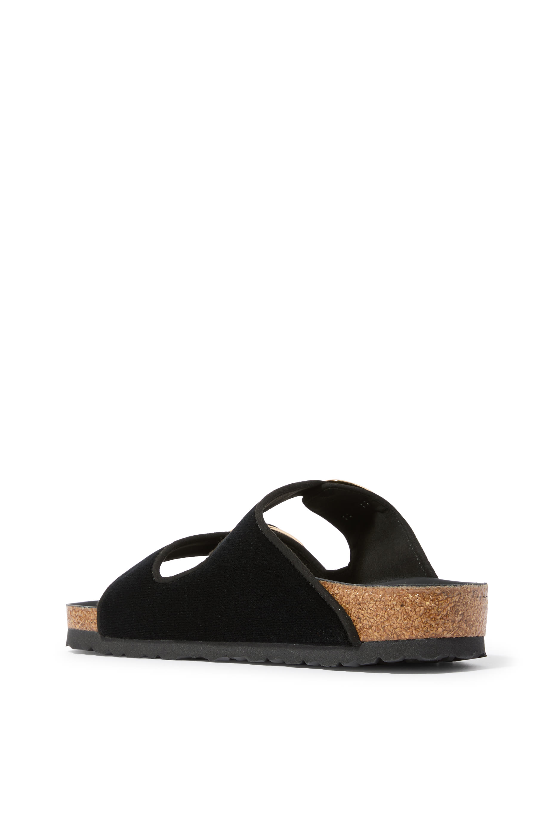 Arizona Big Buckle Velvet Slides