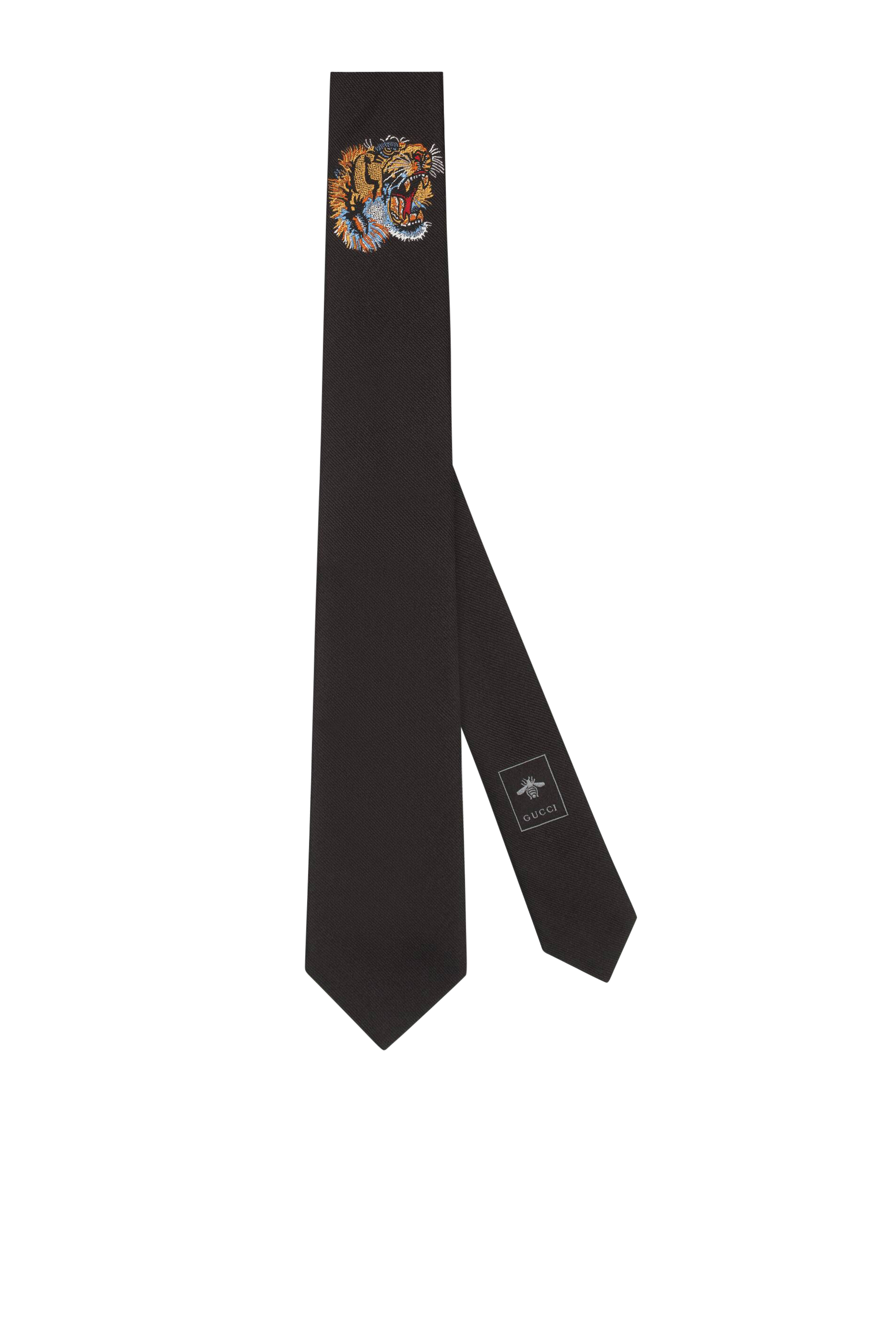Tiger Underknot Silk Tie