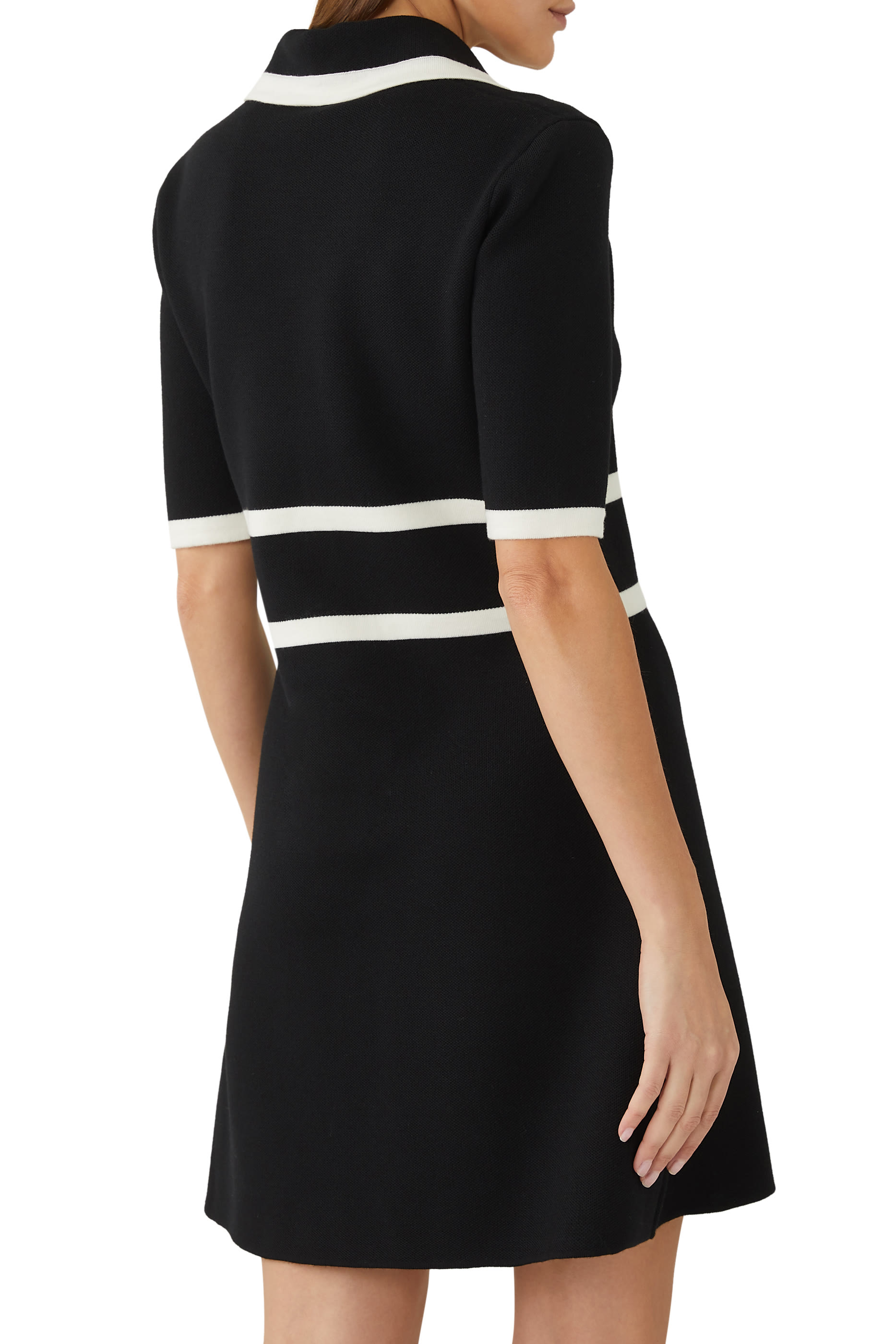 GG Piquet Jacquard Polo Dress