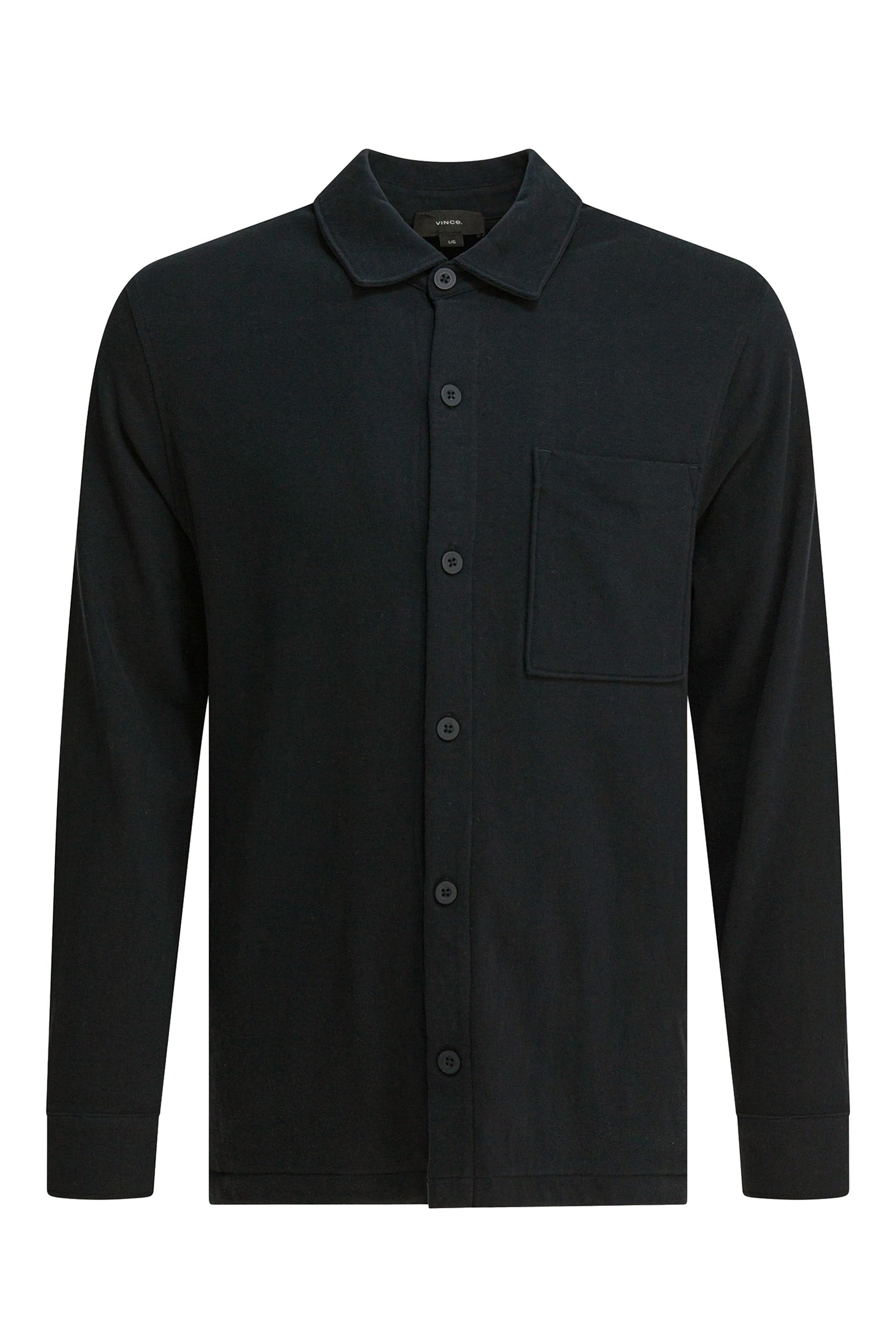  Sueded Jersey Shirt Jacket 
