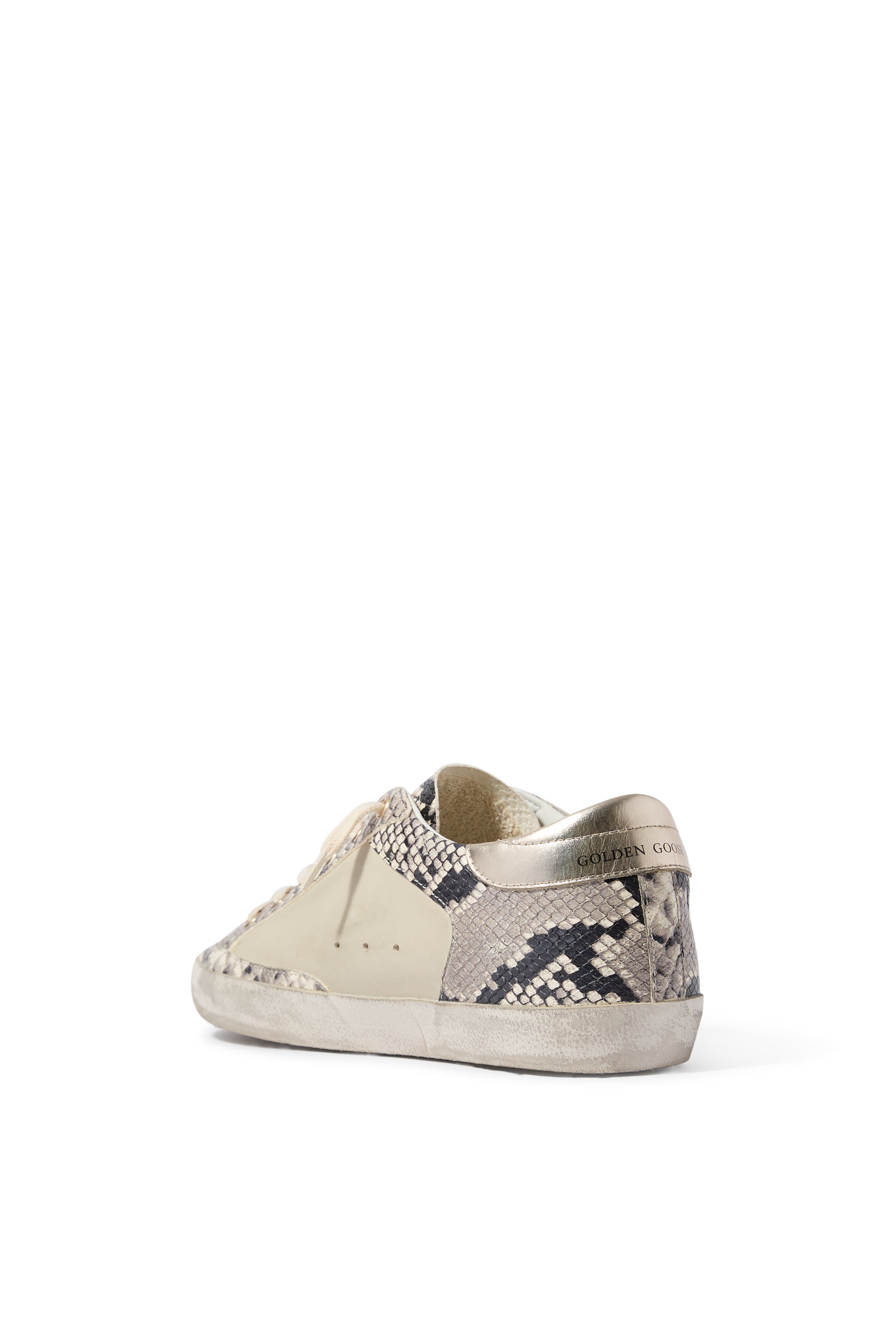 Super Star Python Print Sneakers