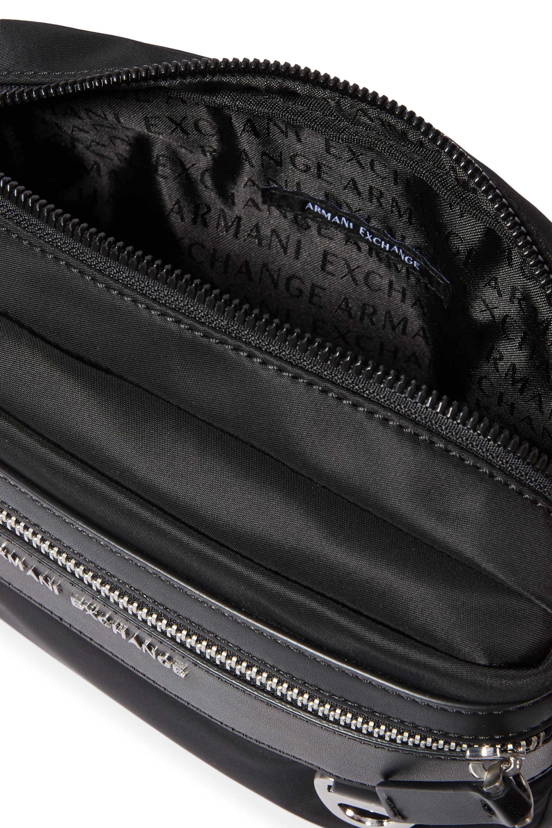 AX Logo Nylon Shoulder Bag