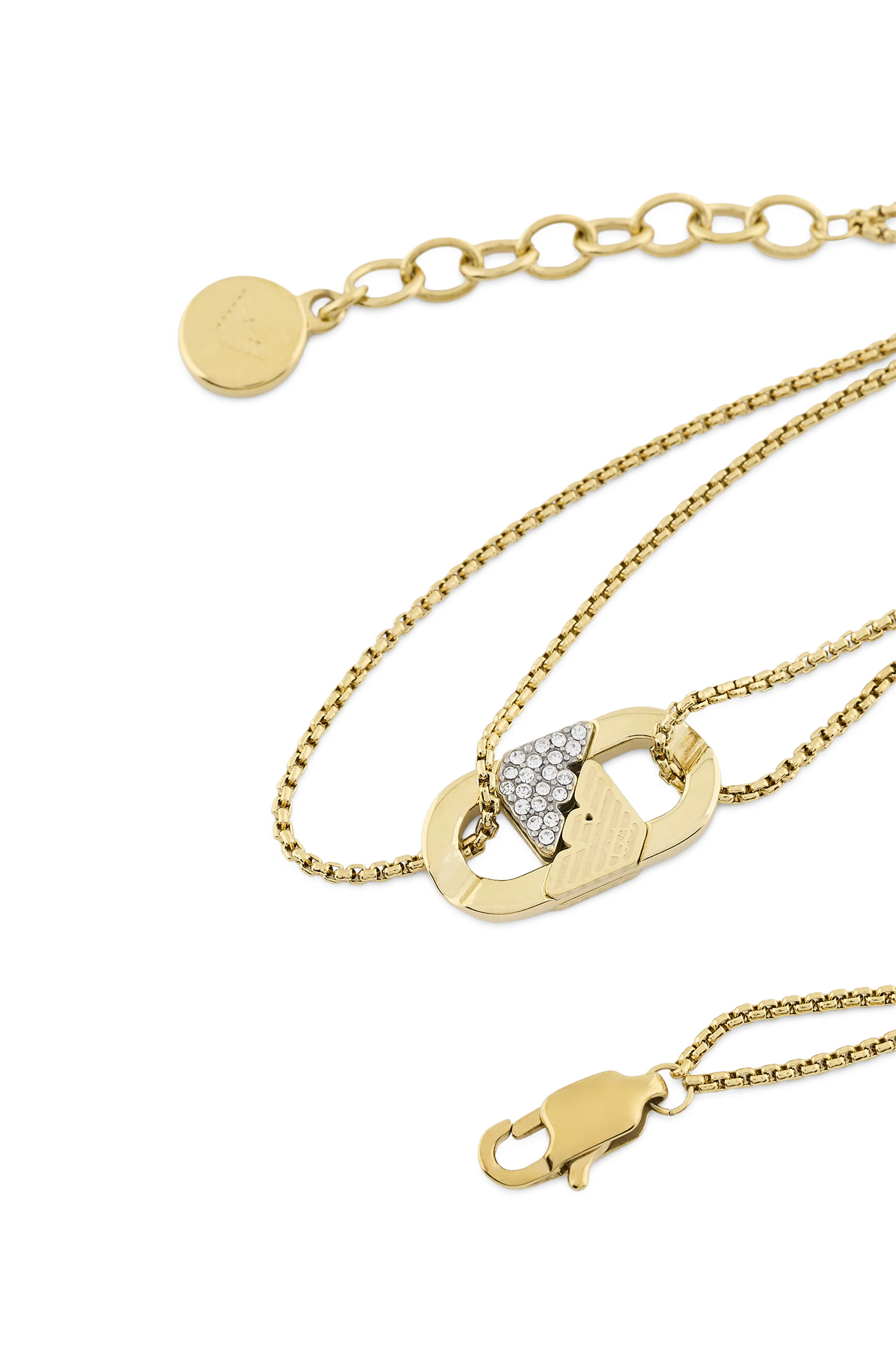 Gold-Tone Stainless Steel ID Bracelet