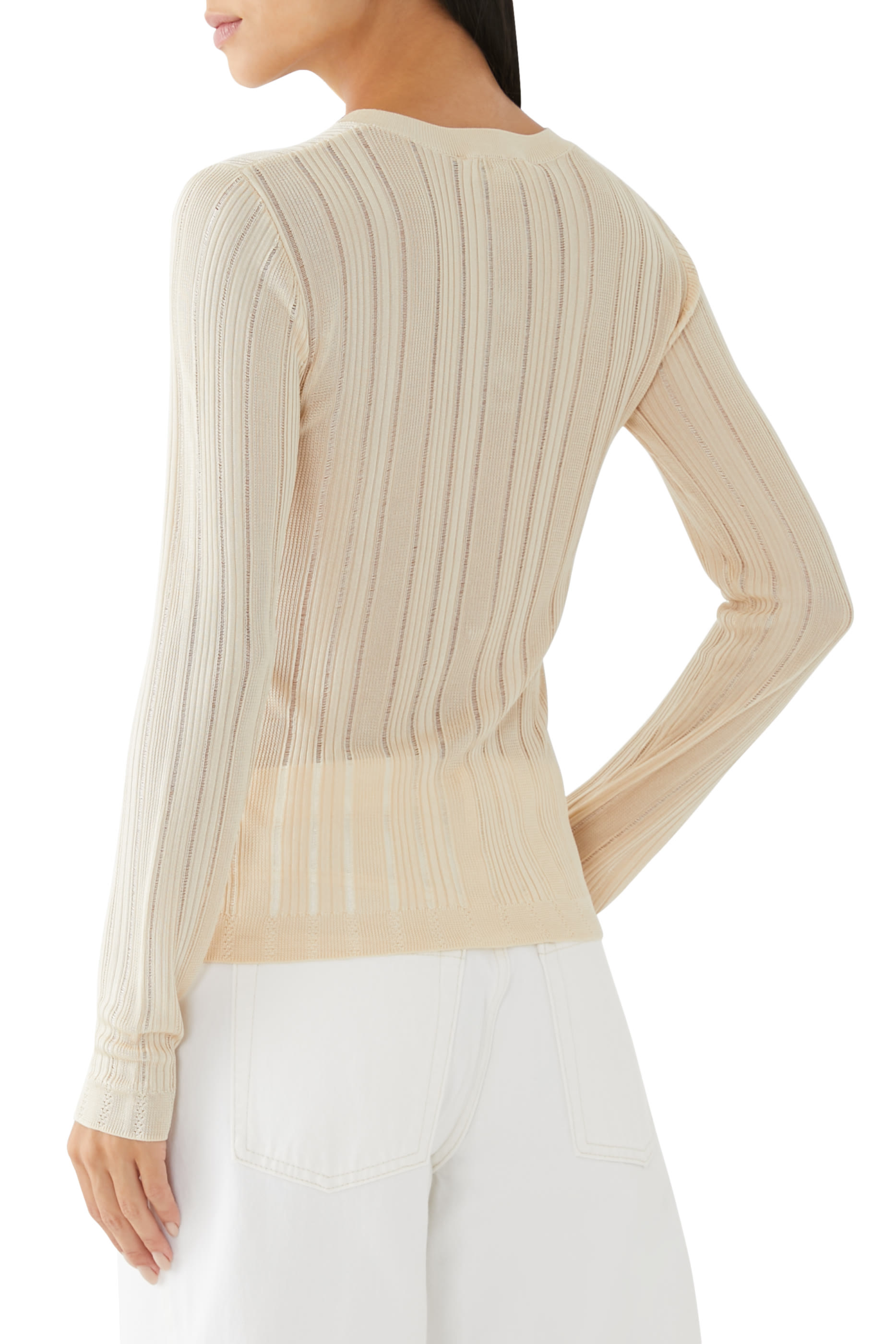 Laddered Rib Henley Top