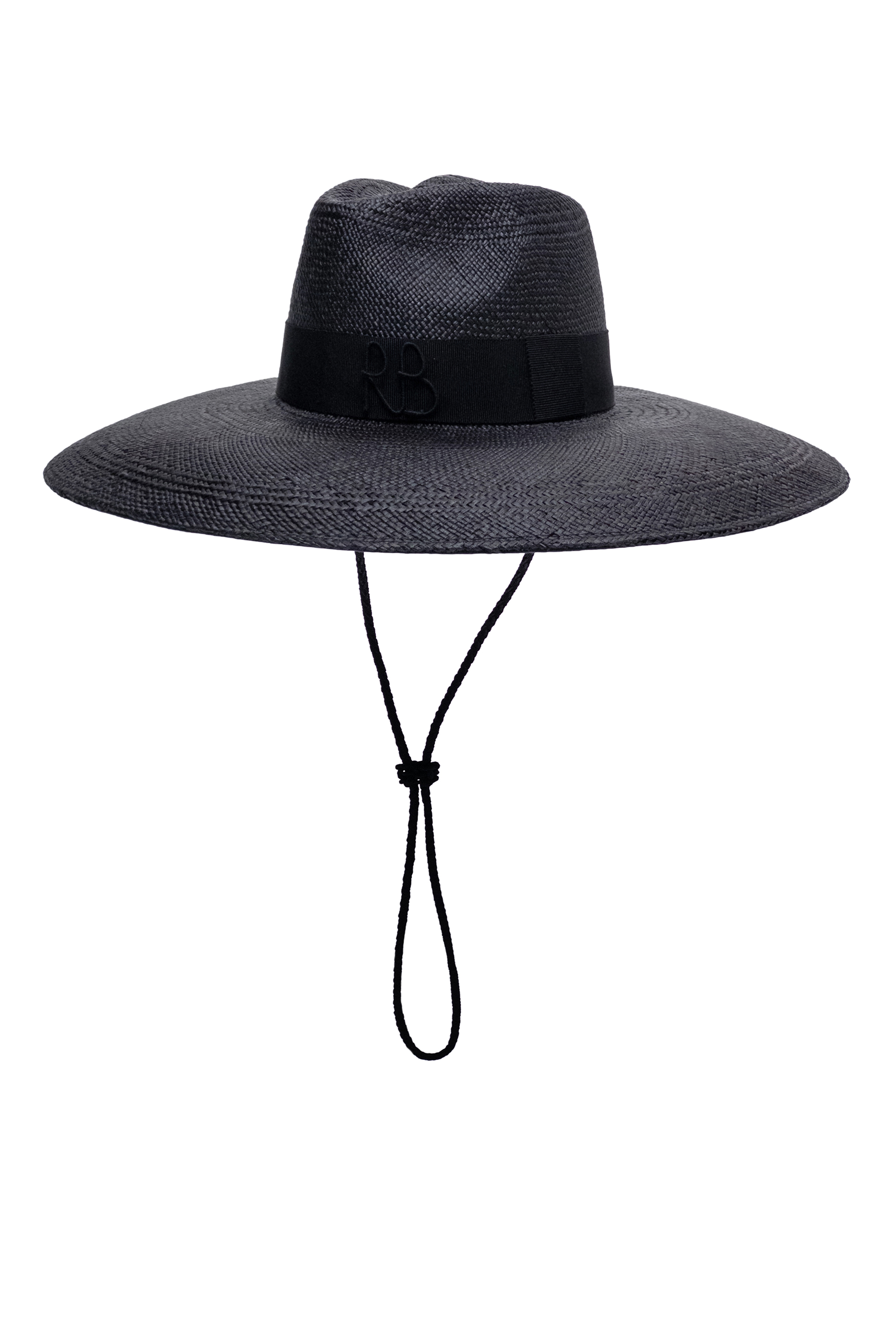 Wide-Brimmed Straw Fedora Hat