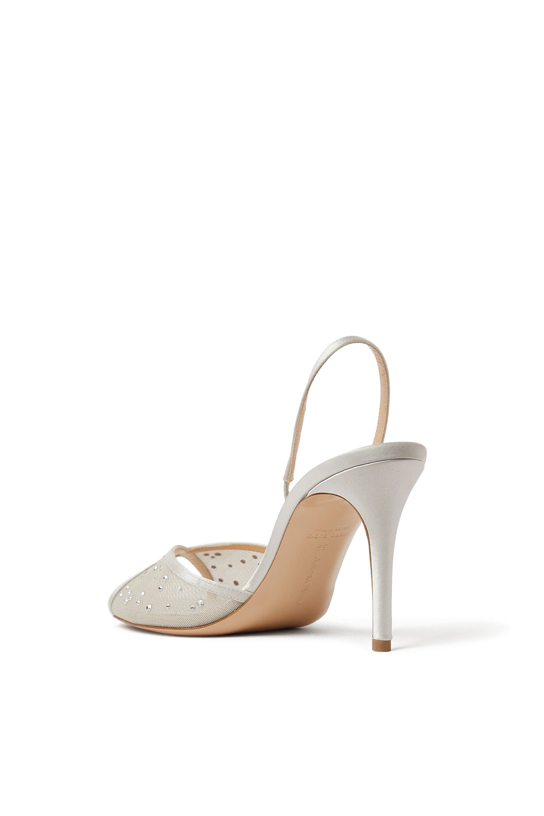 Jen Mesh Glitz 105 Slingbacks