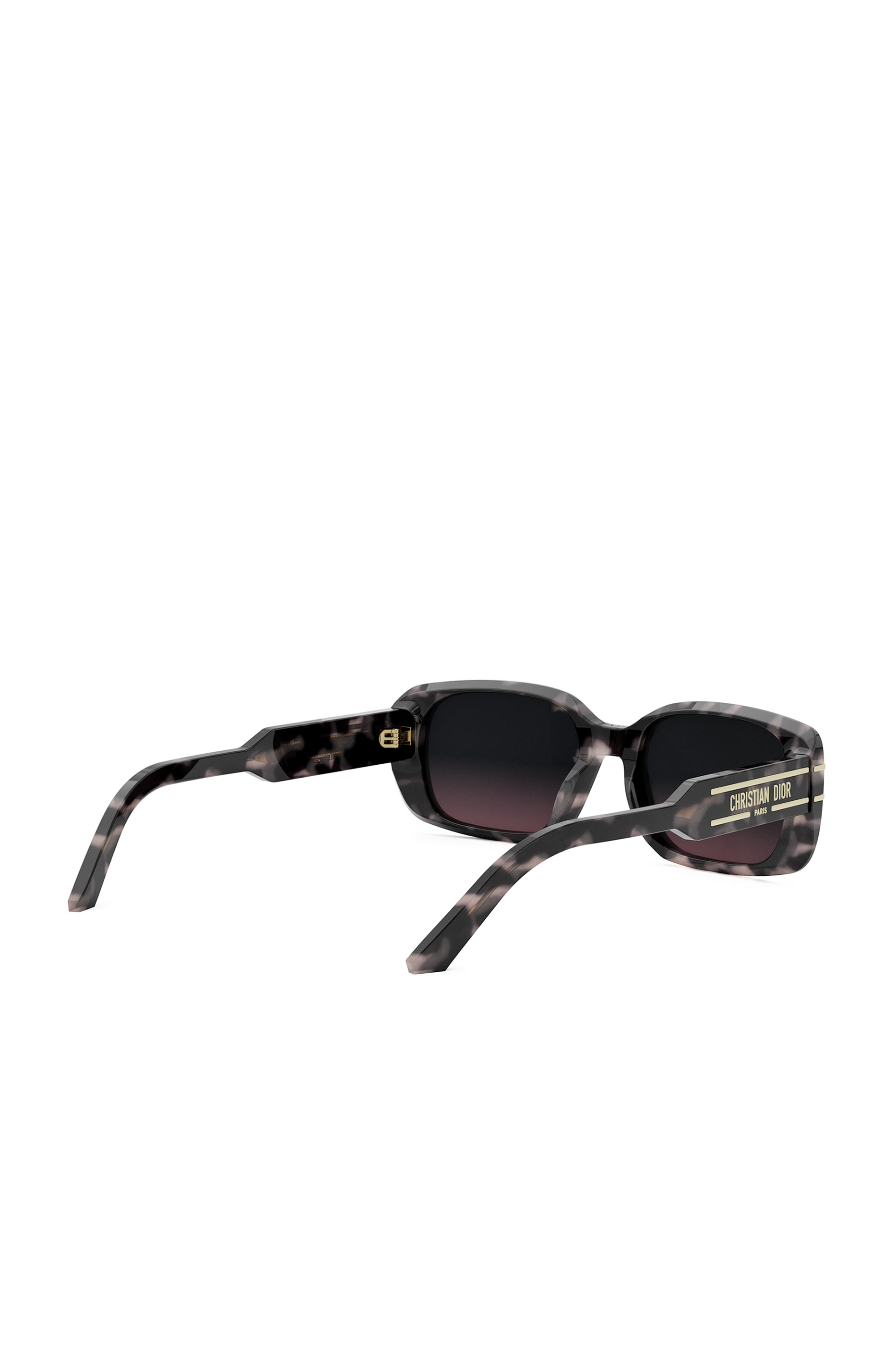DiorSignature S12I Havana Rectangular Sunglasses