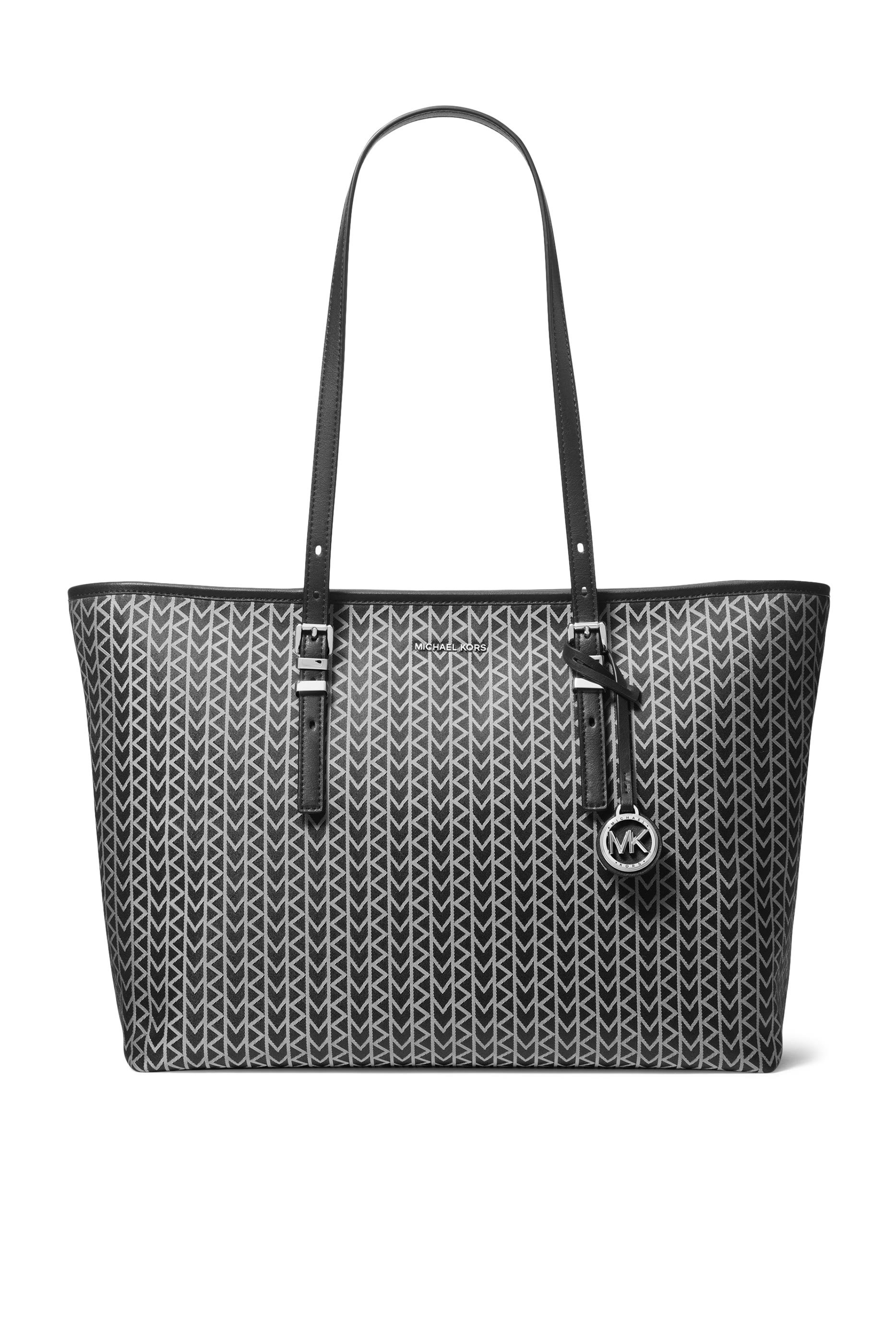 Quinn Large Logo Jacquard Tote Bag