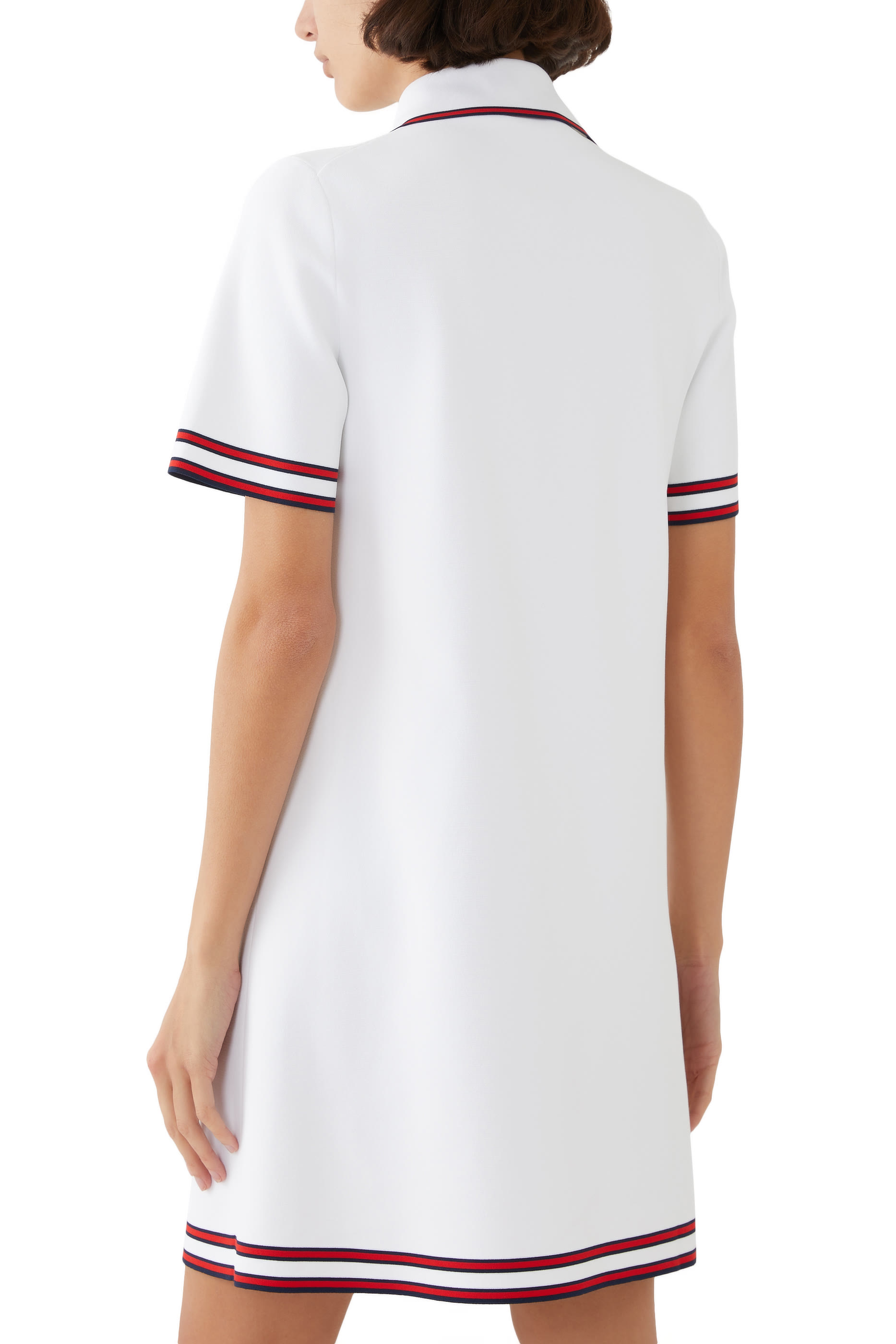 Stretch Viscose Polo Dress