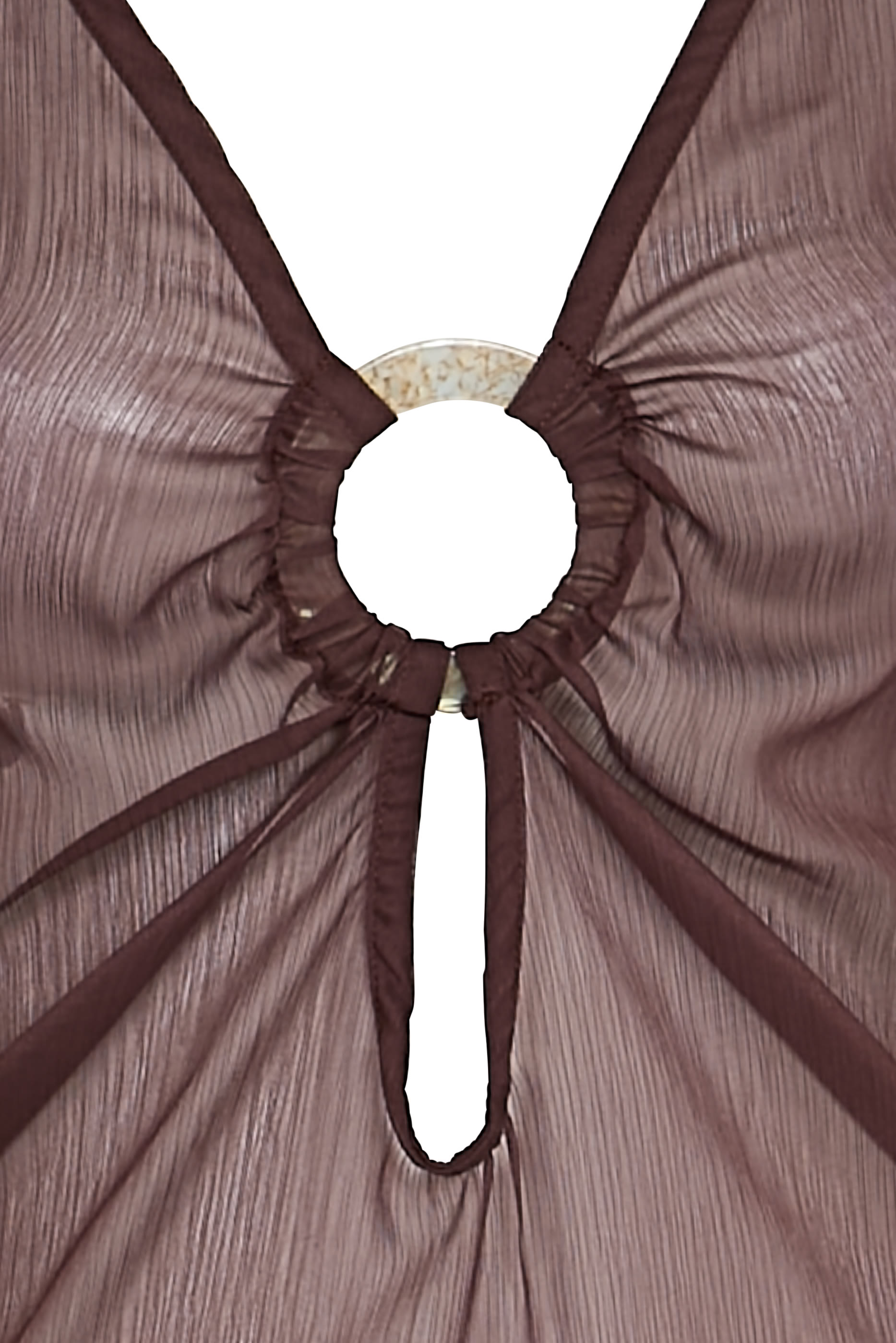 Moon Maxi Sheer Long-Sleeve Dress