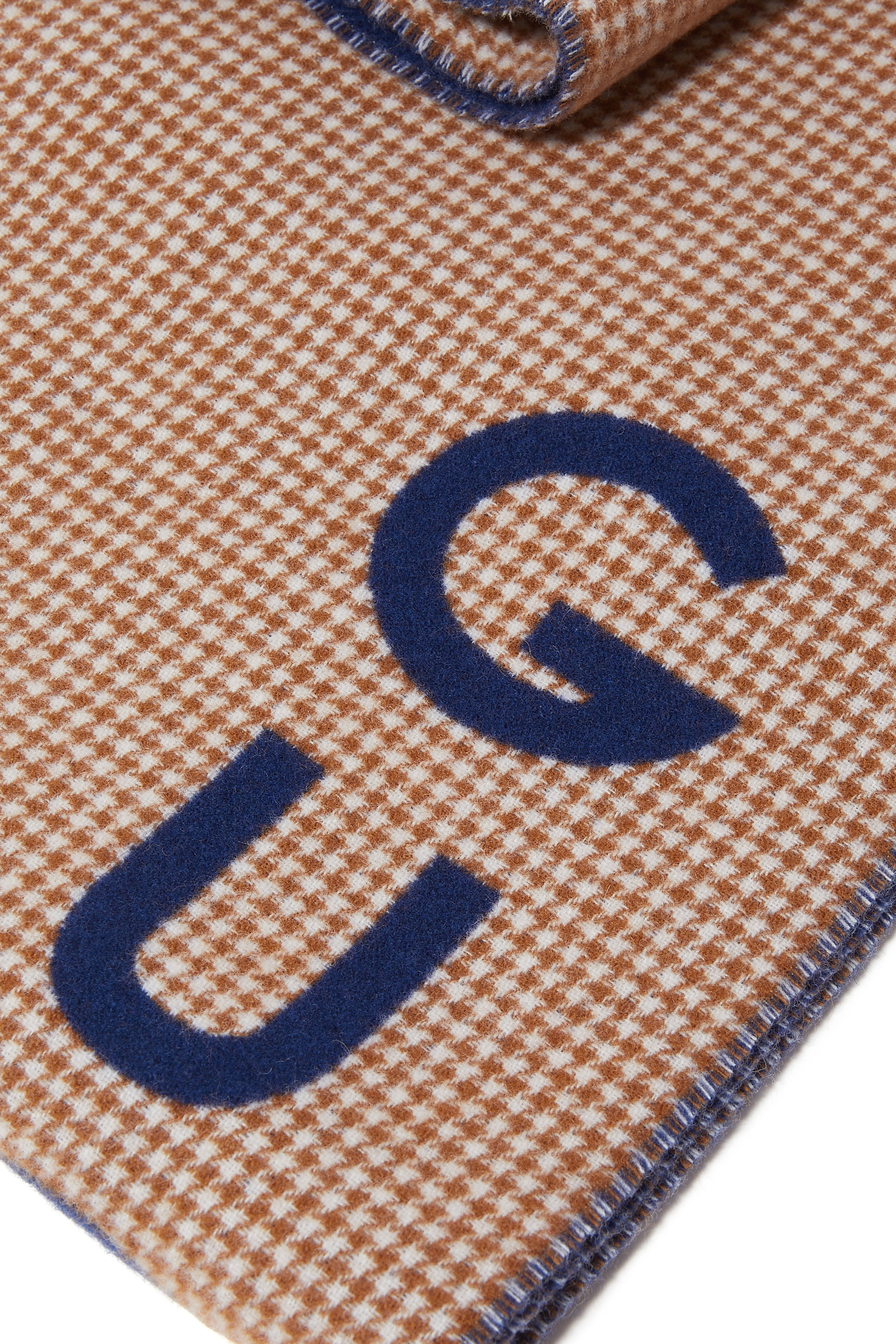 Wool Cashmere Script Scarf