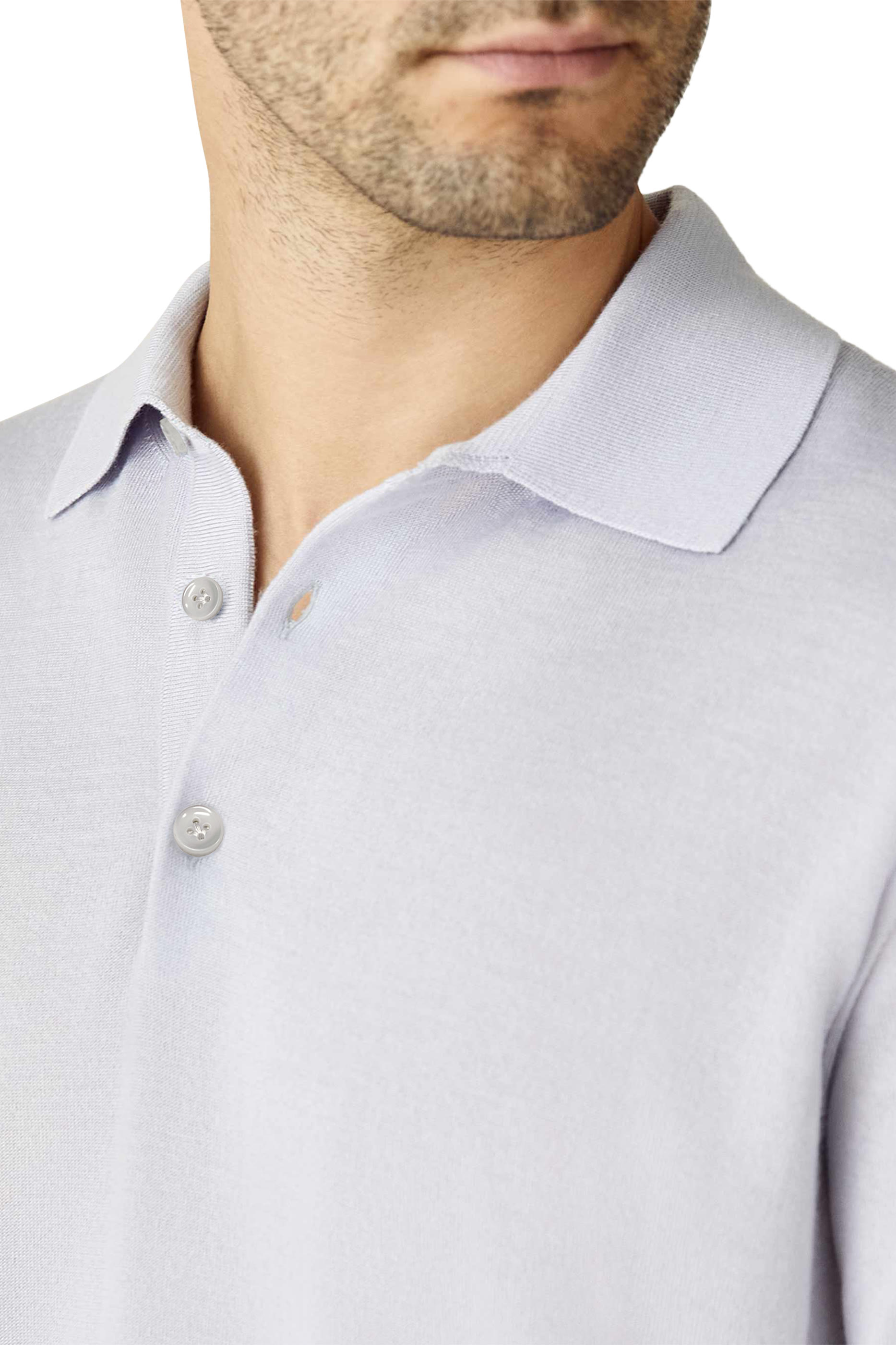 Silk Cashmere Knitted Polo