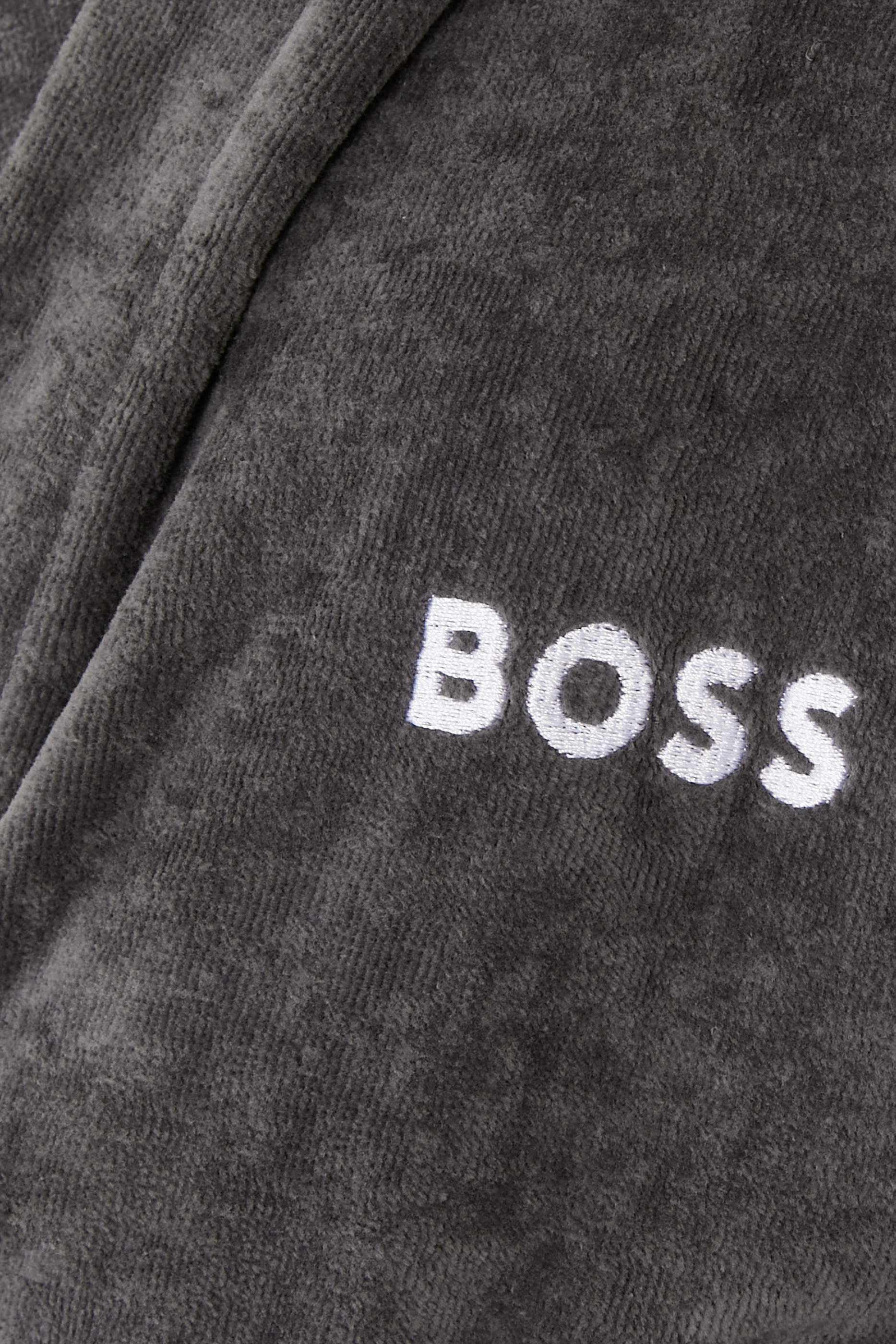 Plain Logo Bathrobe