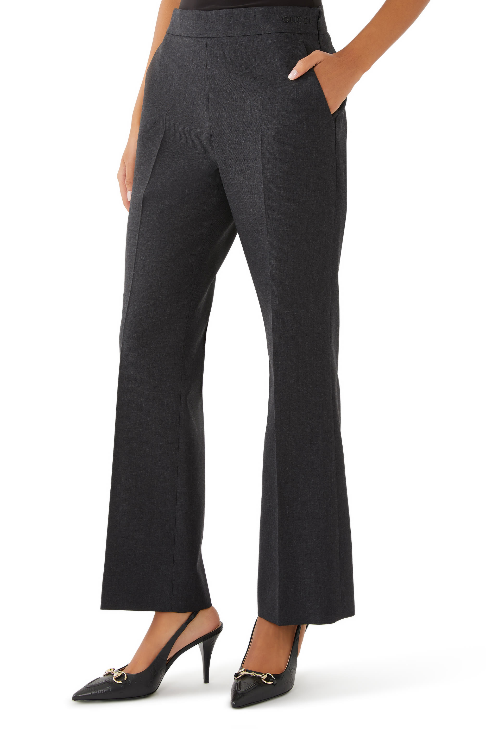 Wool Gabardine Pants