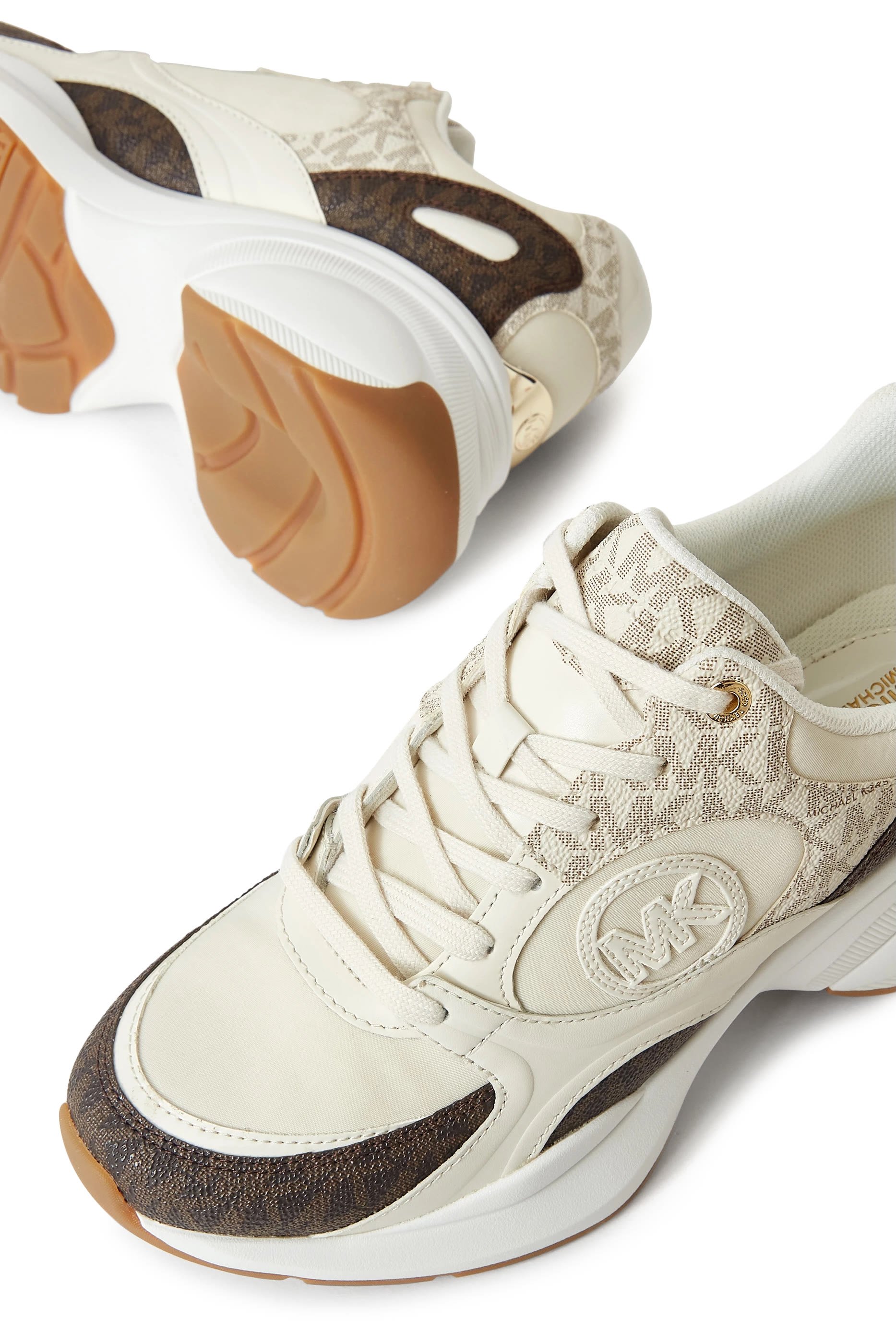 Zuma Two-Tone Signature Logo and Nylon Sneakers