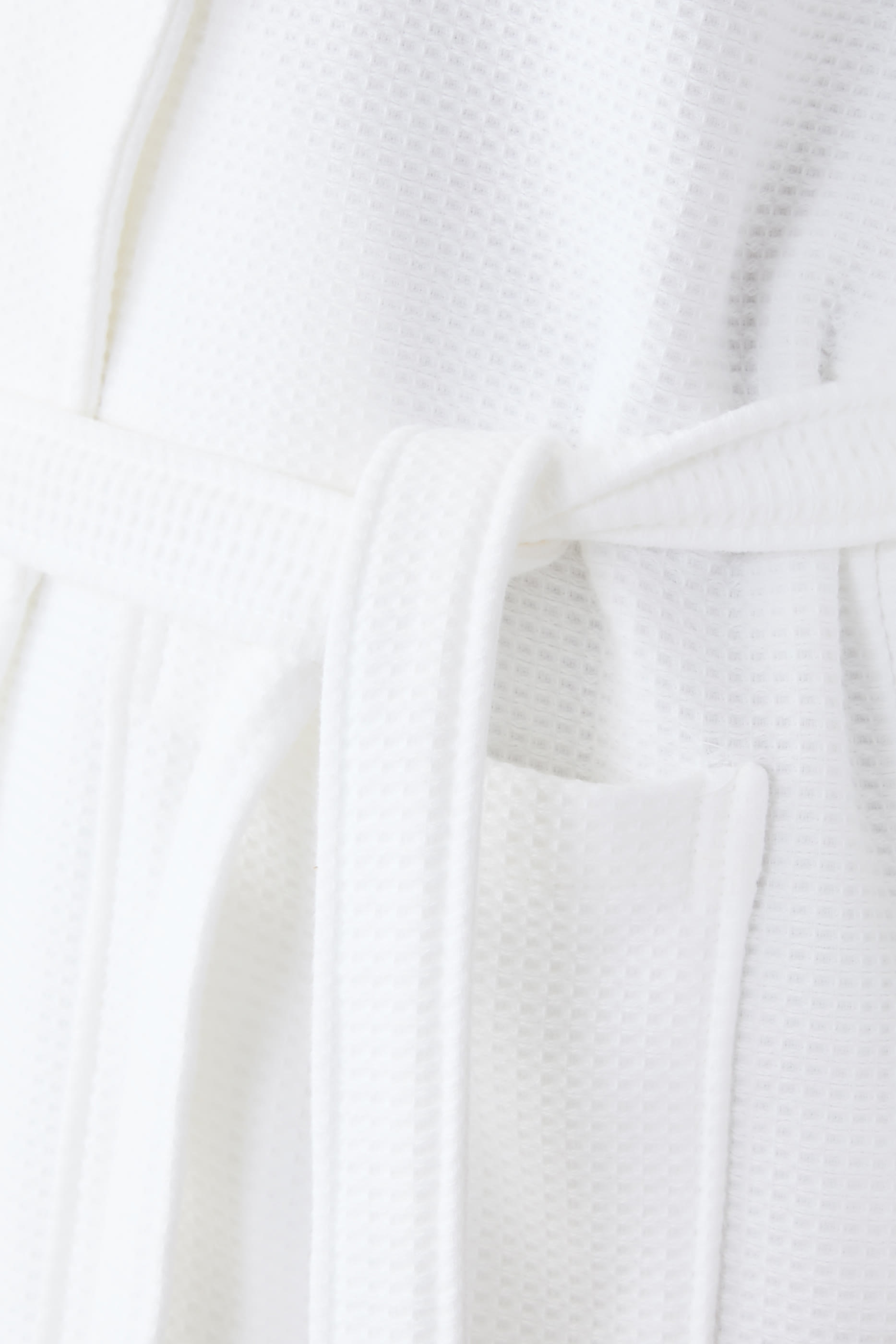 Unisex Organic Cotton Double Faced Waffle Robe