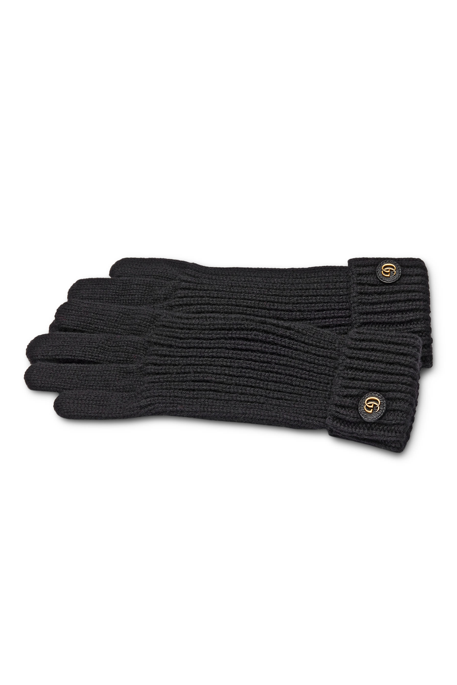 Double G Wool Cashmere Gloves
