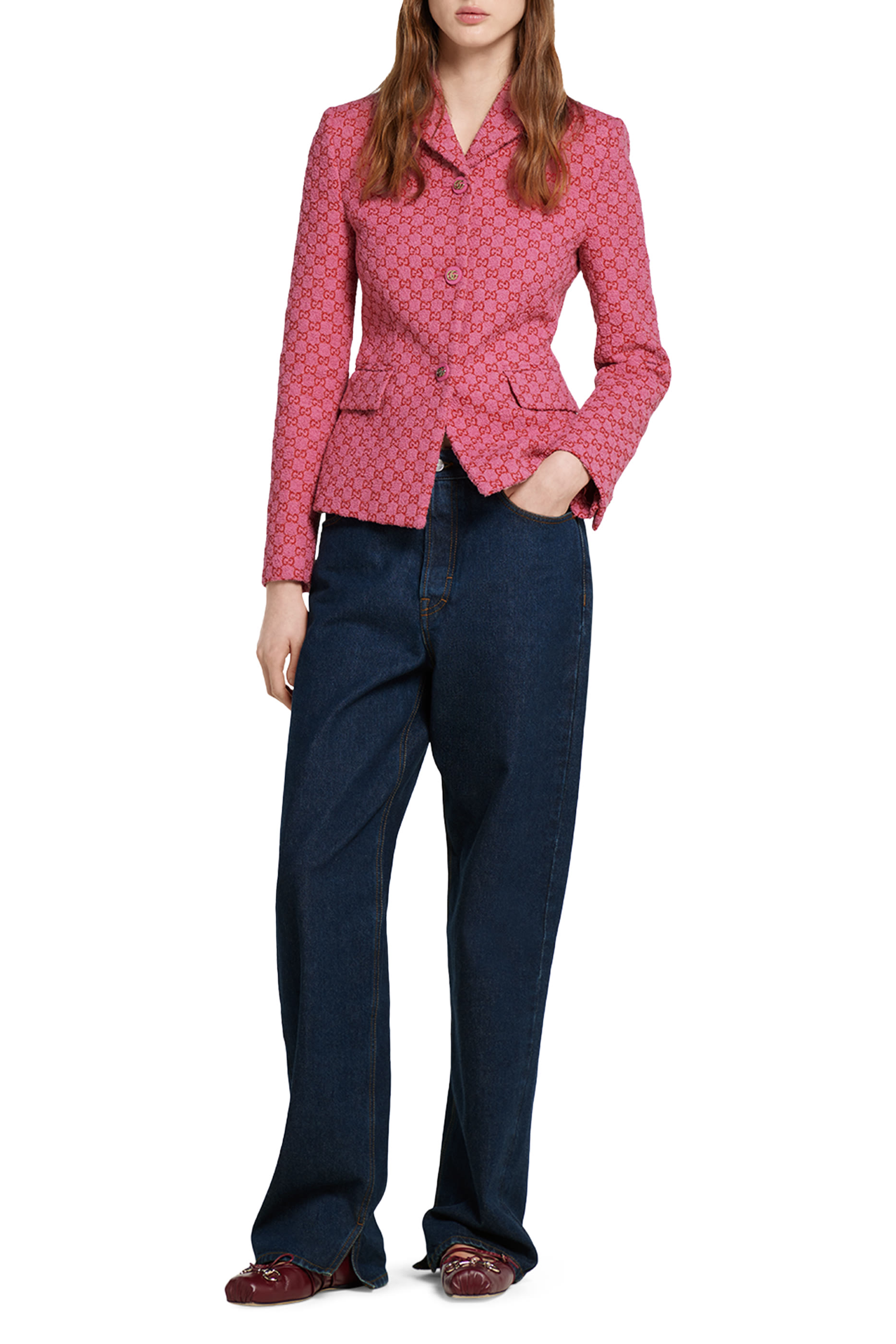 GG Cotton Boucl&eacute; Jacket 