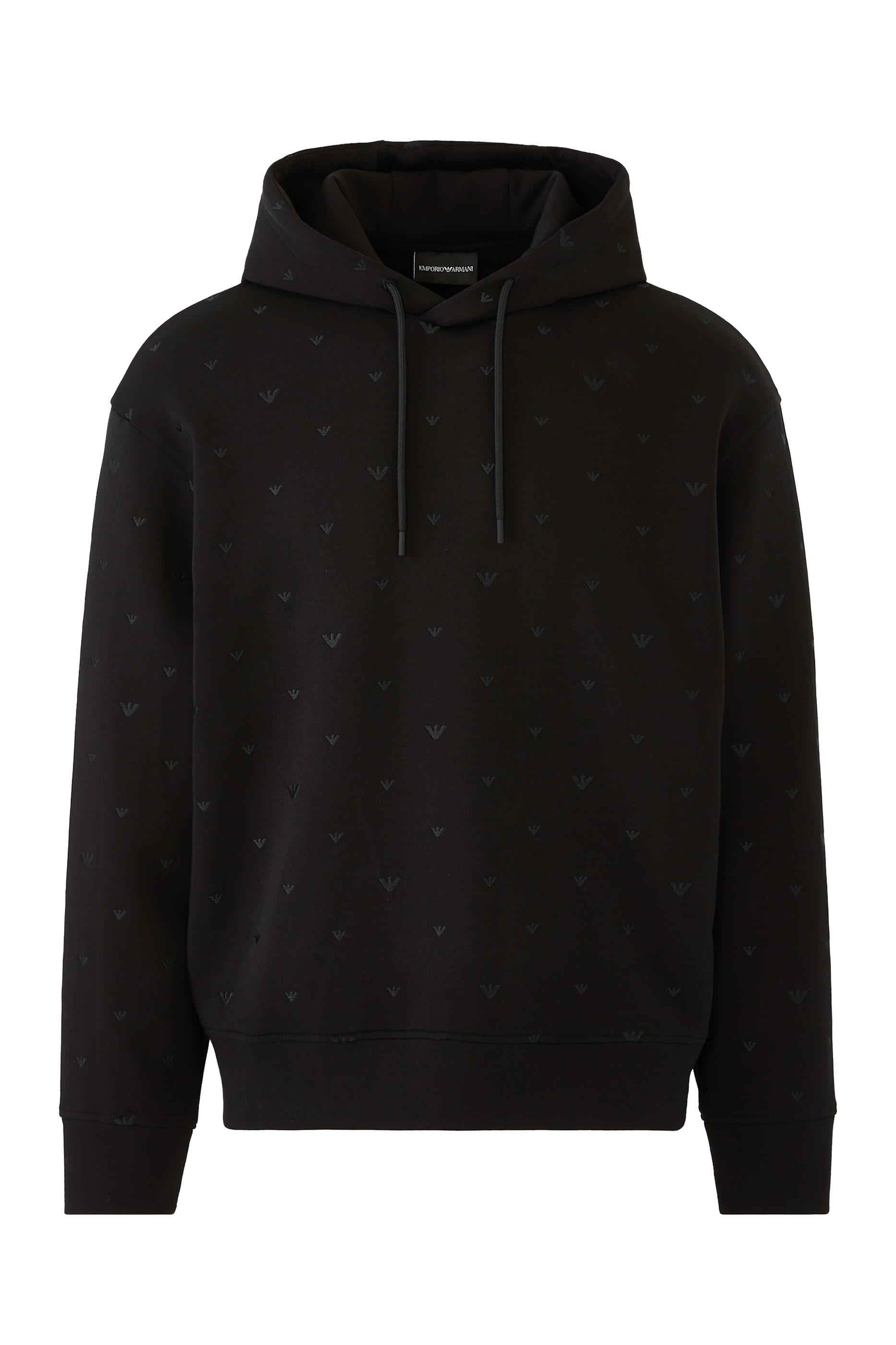 All-Over Eagle Logo Hooded Sweatshirt