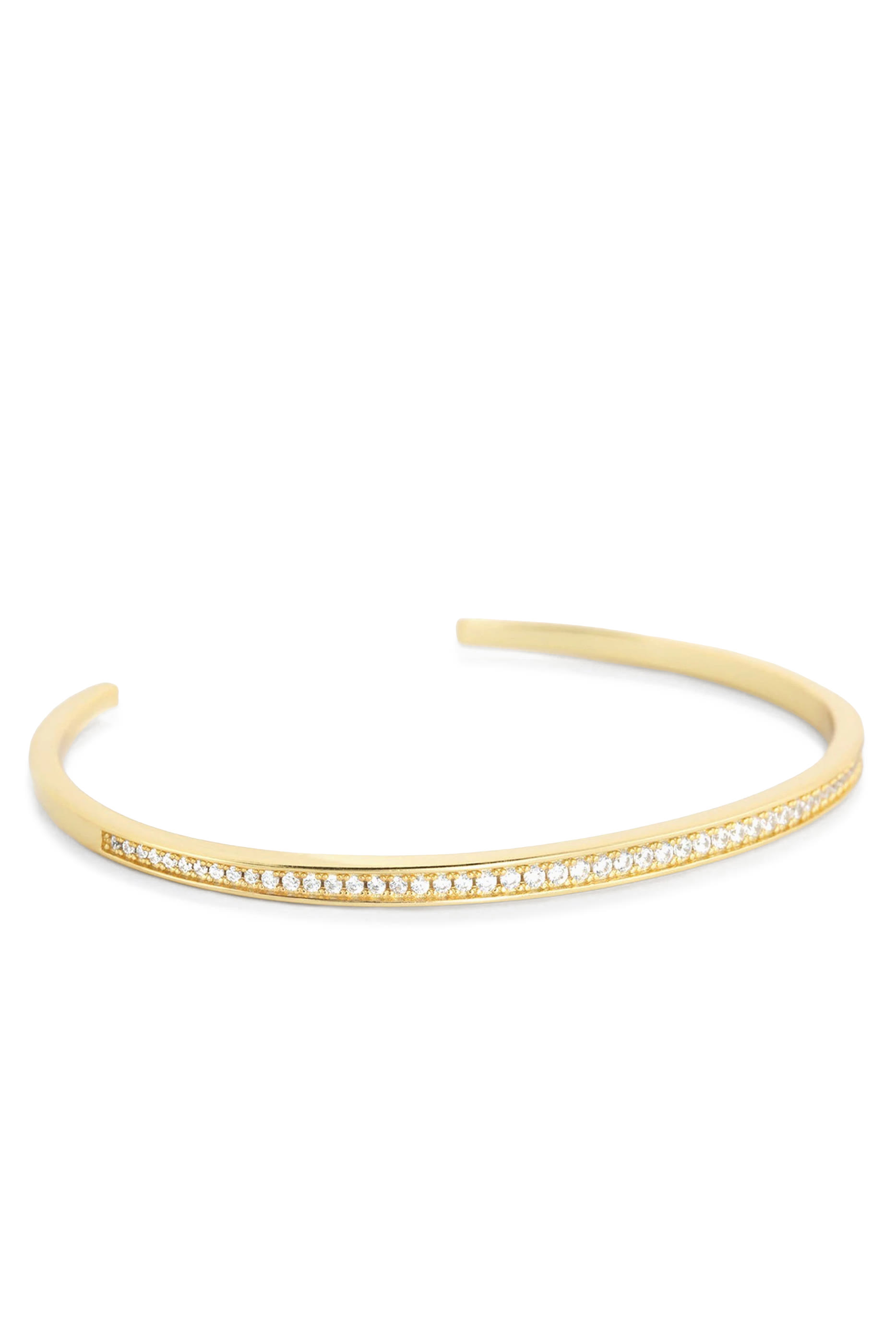 Aura Bracelet Cuff, 14K Gold Plated 