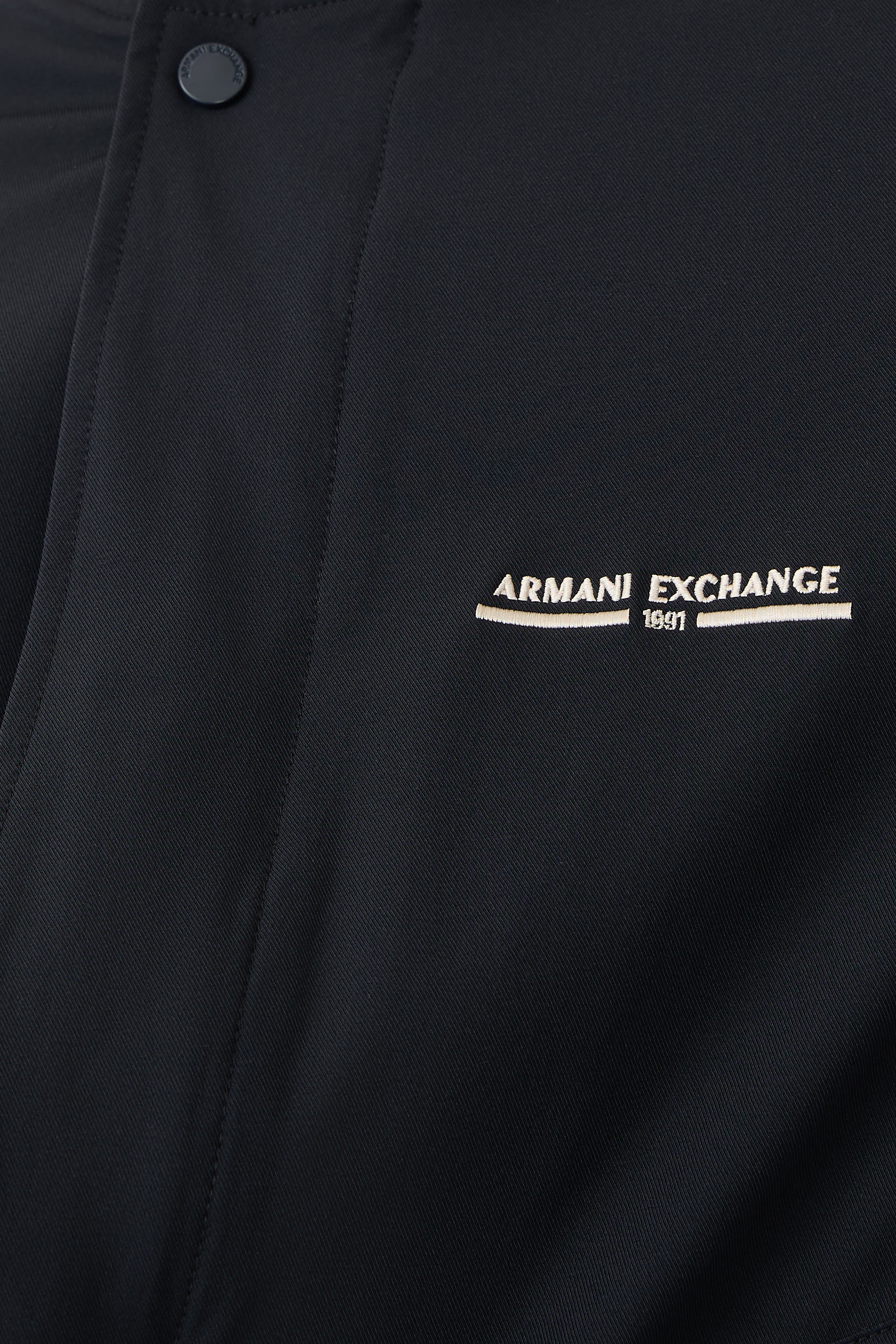 Marina Logo Buttoned Zipper Jacket