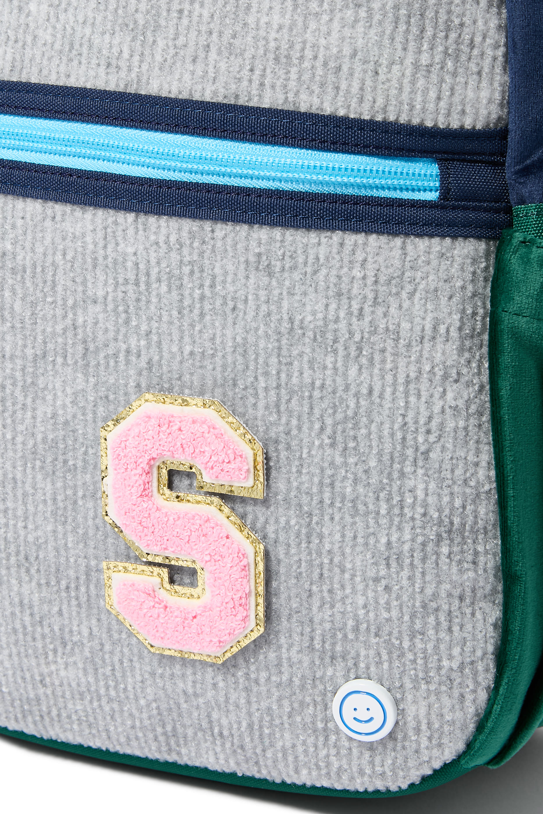 Kids 3" Chenille Sparkle S Letter Patch