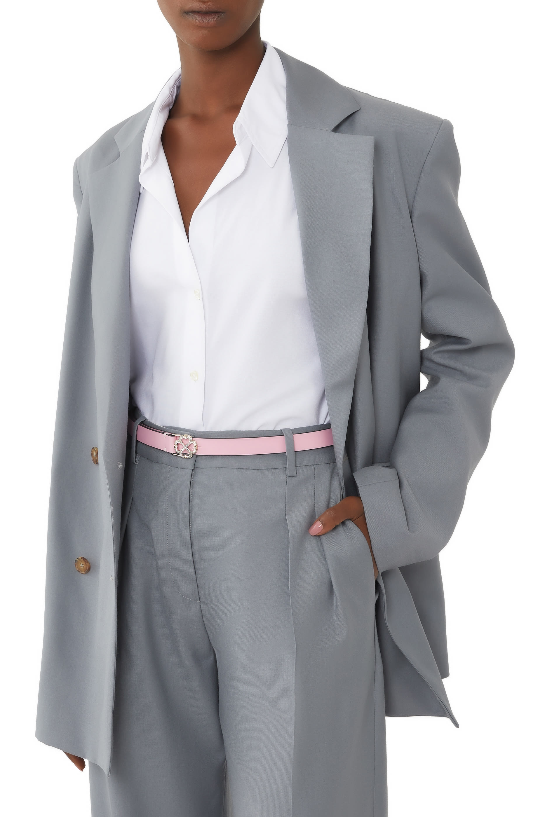 Pav&eacute; Spade Flower Belt