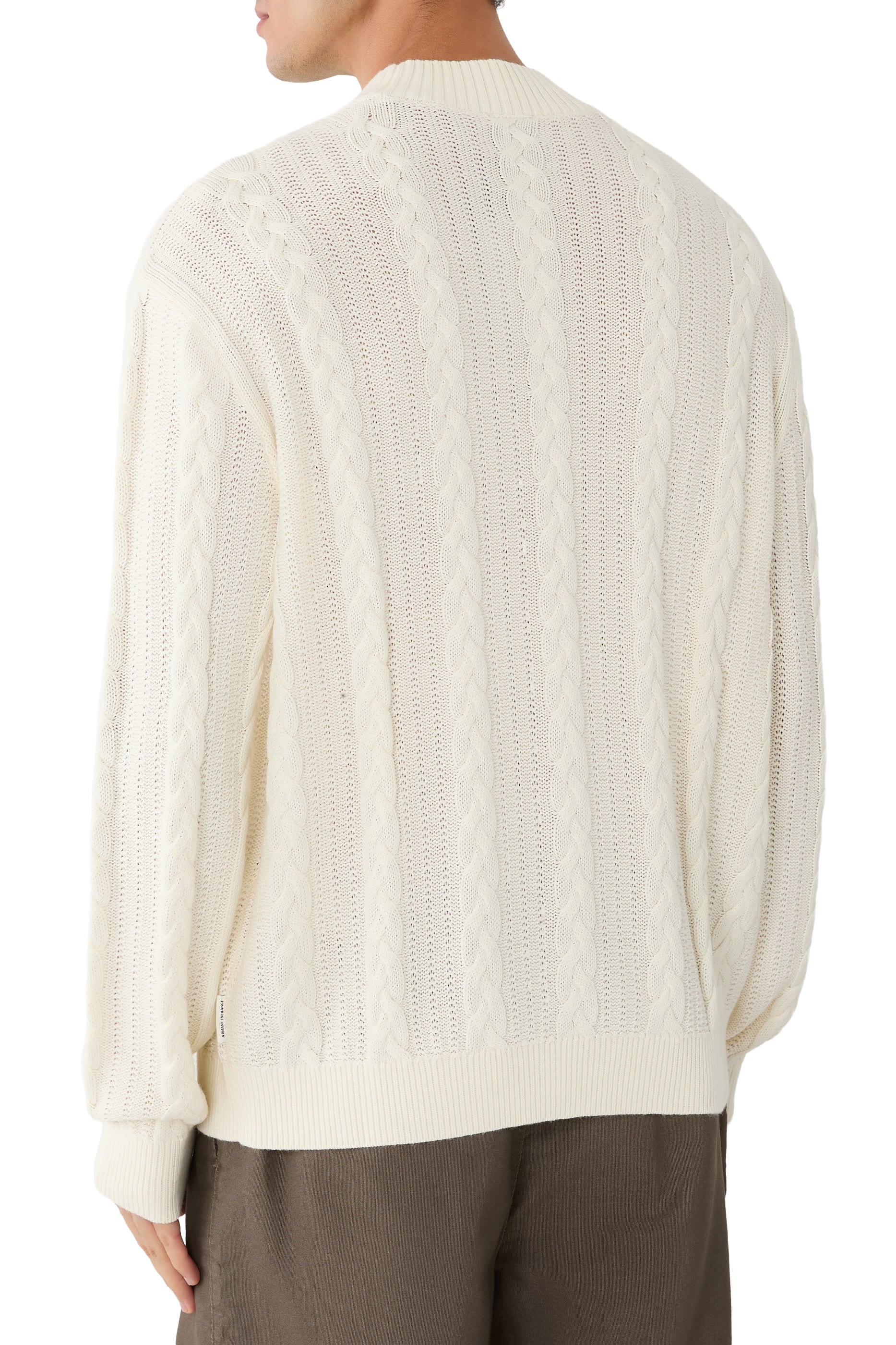 Cable-Knit Long Sleeves Pullover