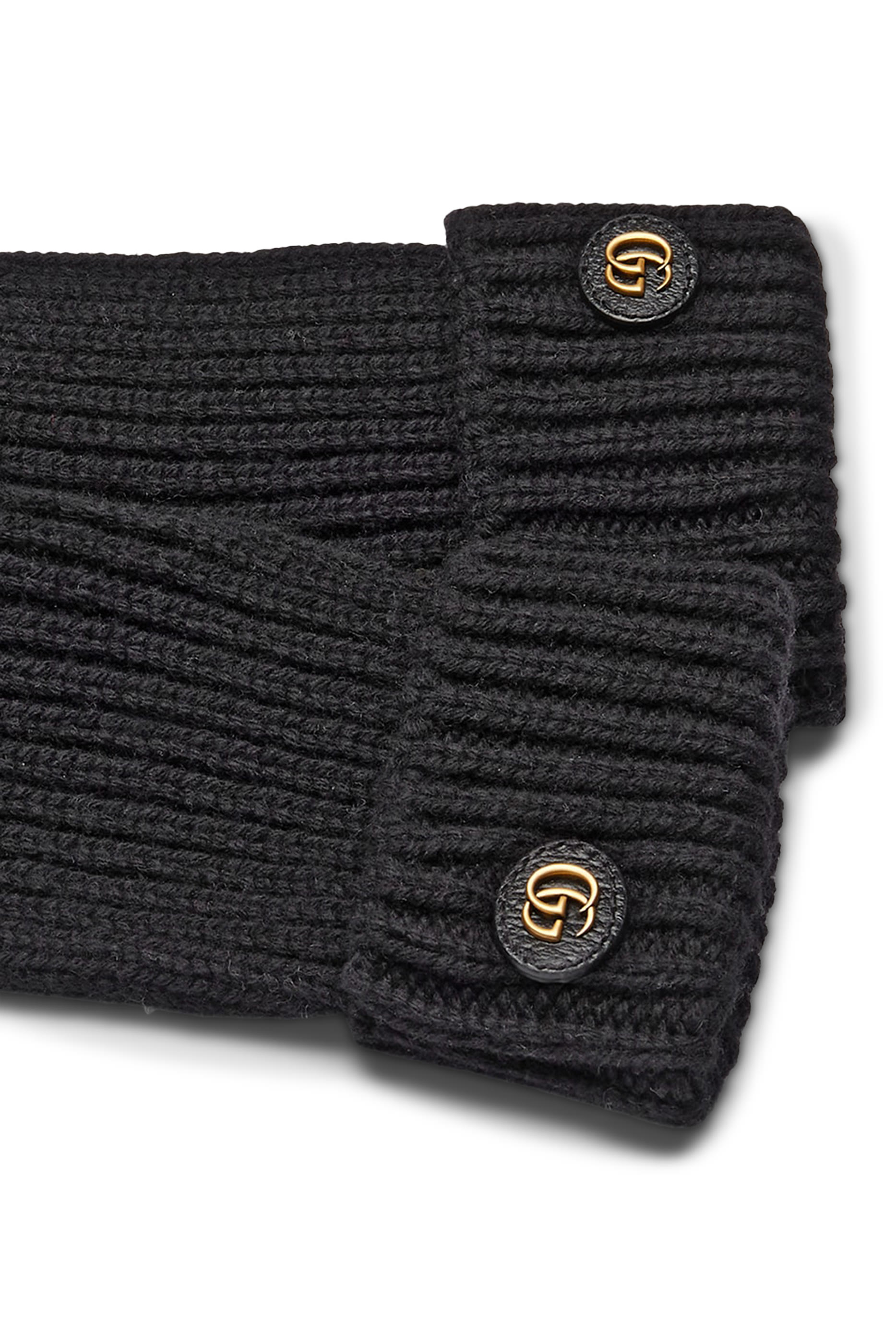 Double G Wool Cashmere Gloves