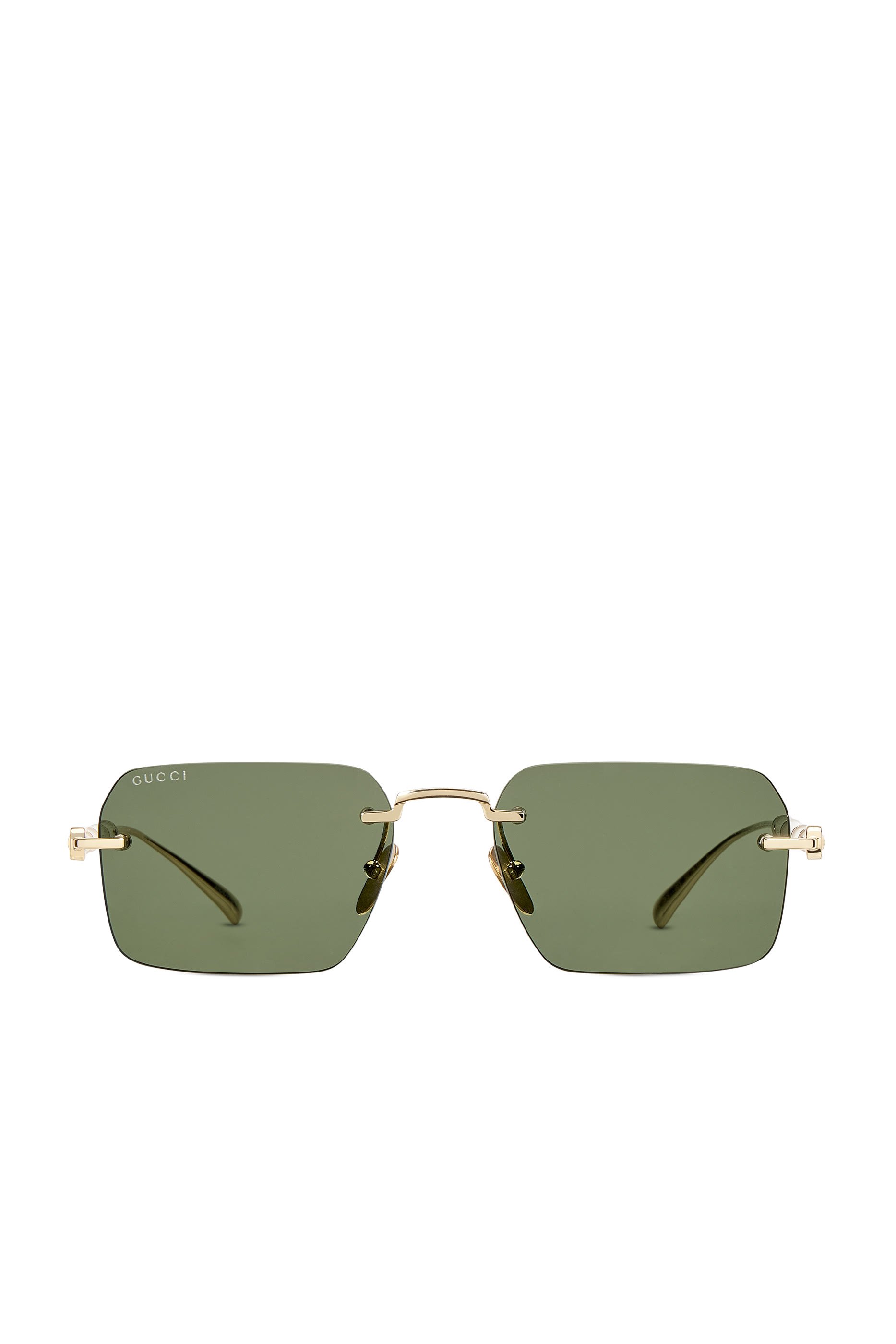Frameless Rectangular Sunglasses 